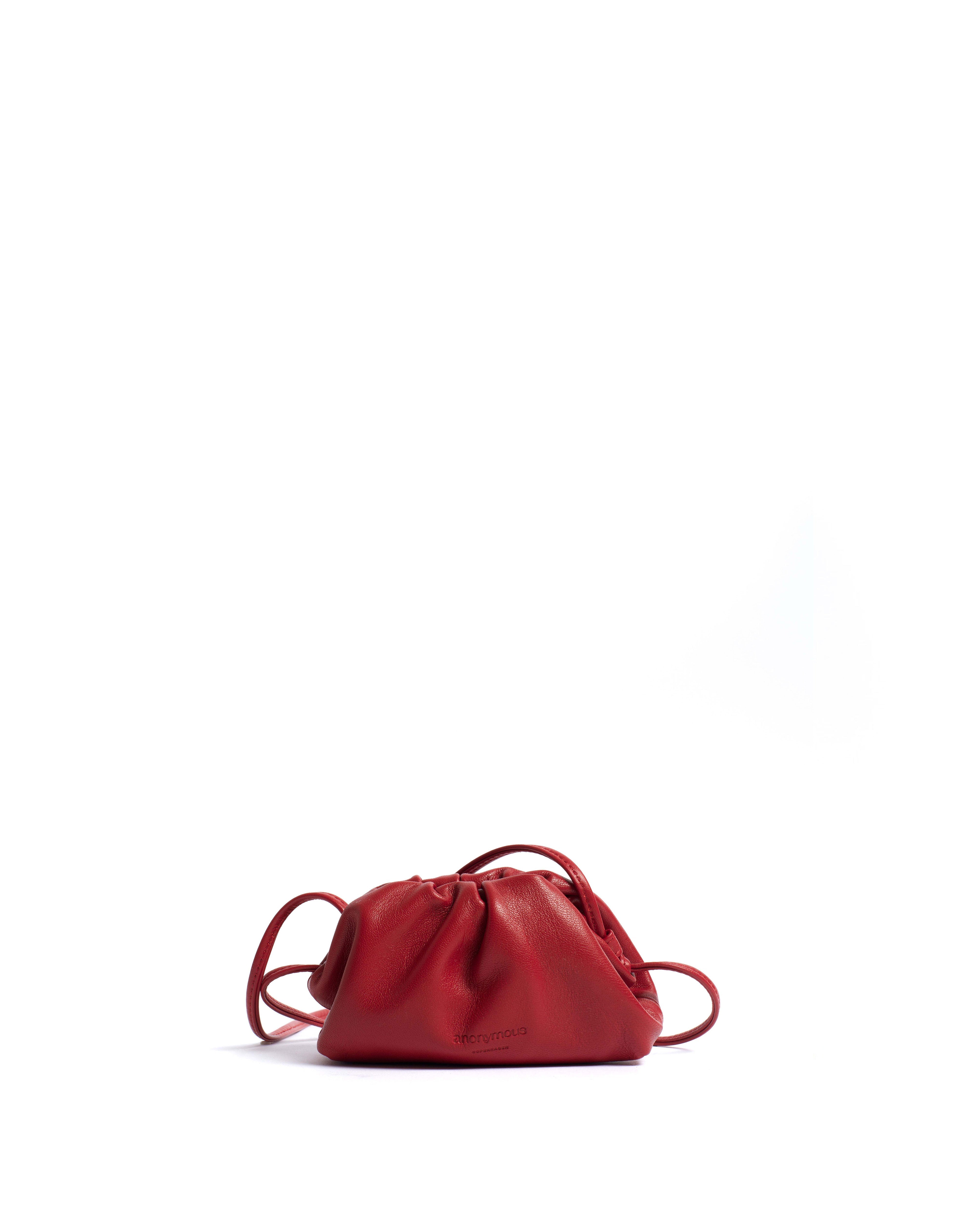 Enuice petite purse Silky lamb Ruby red