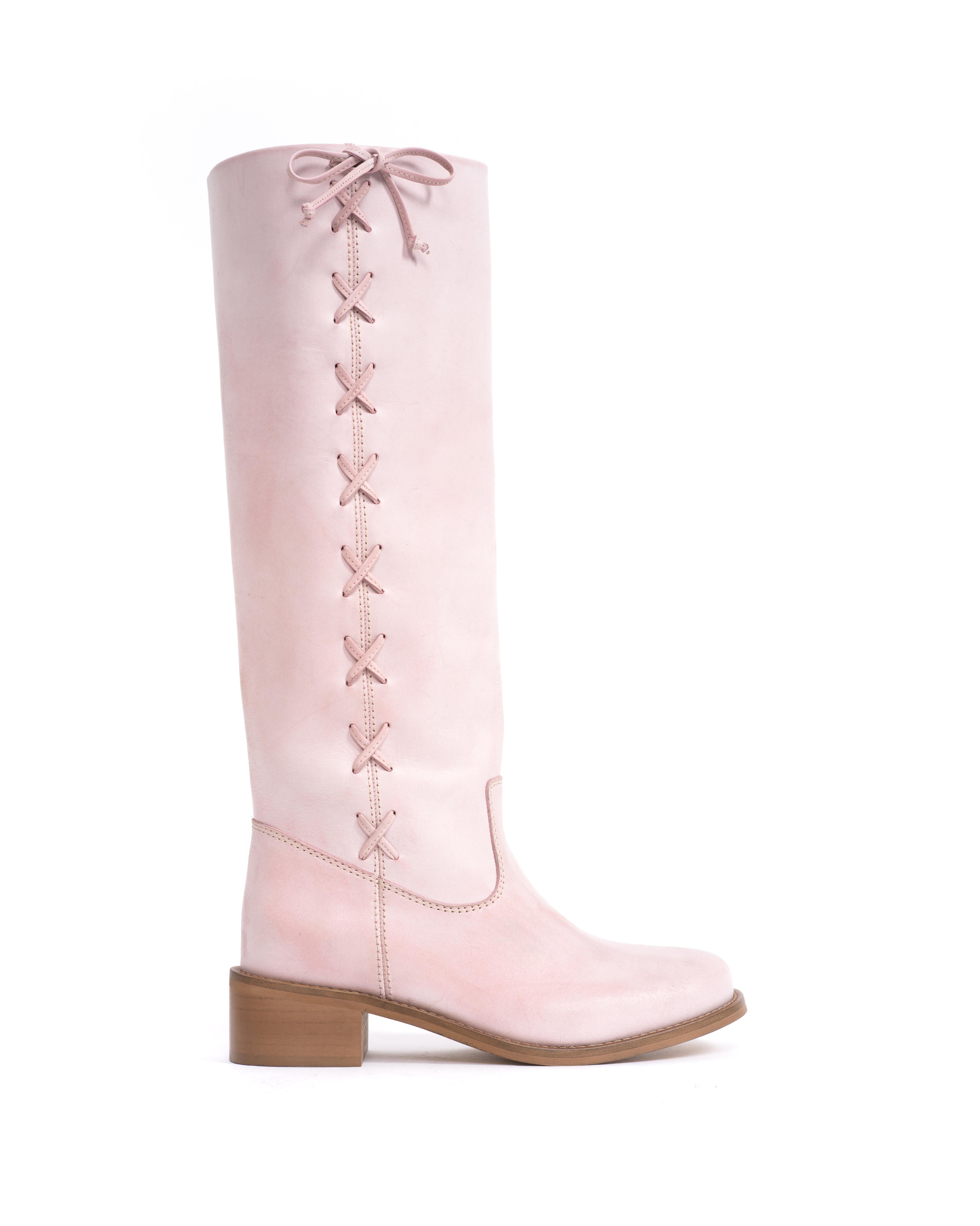 Dico Ann Side laces Escovado Pink