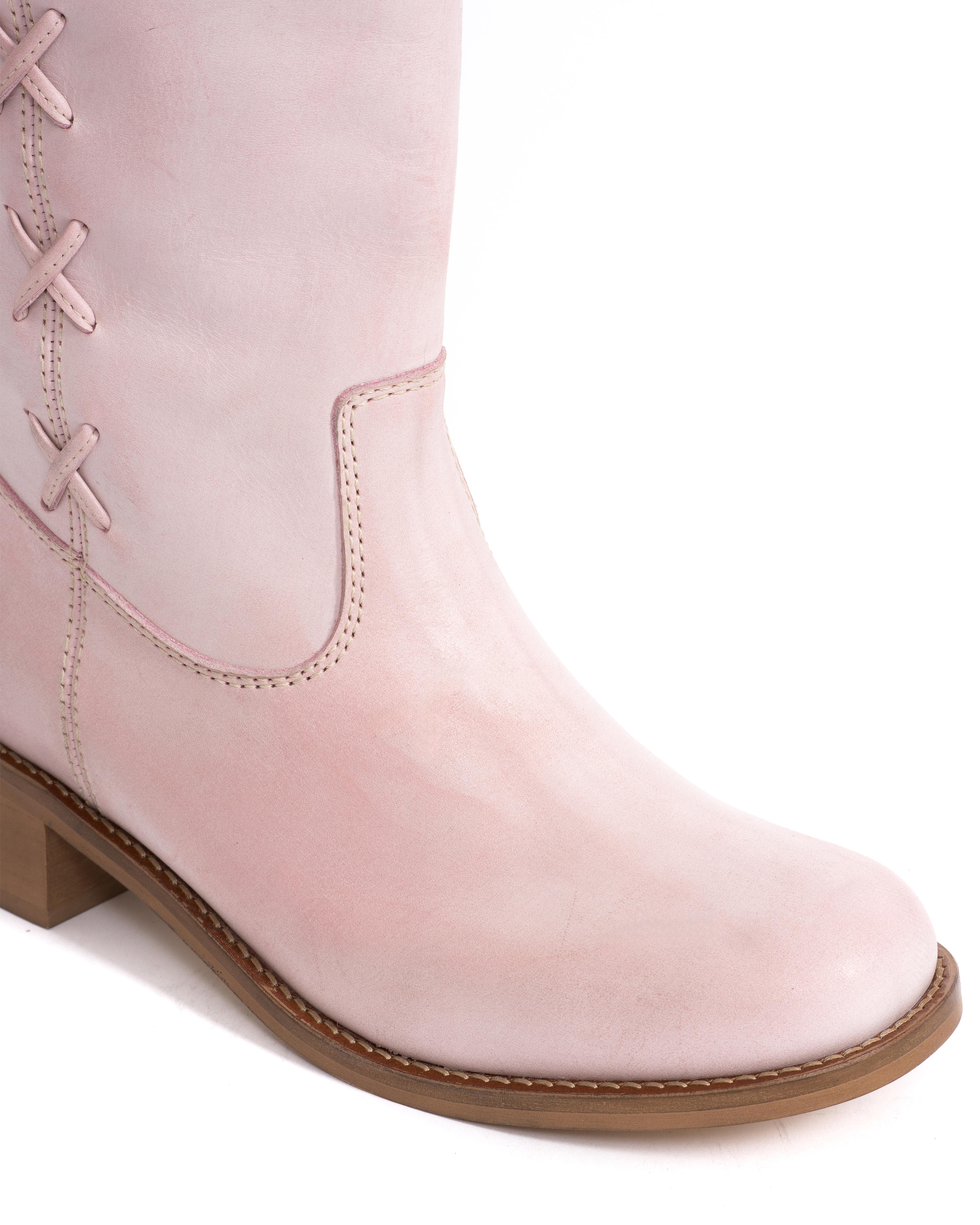 Dico Ann Side laces Escovado Pink