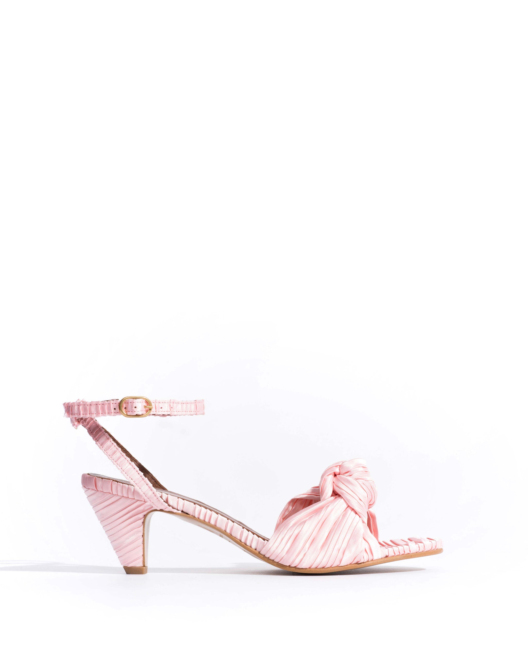 Aliza 50 stiletto Pleated satin Dreamy pink - Anonymous Copenhagen Heels