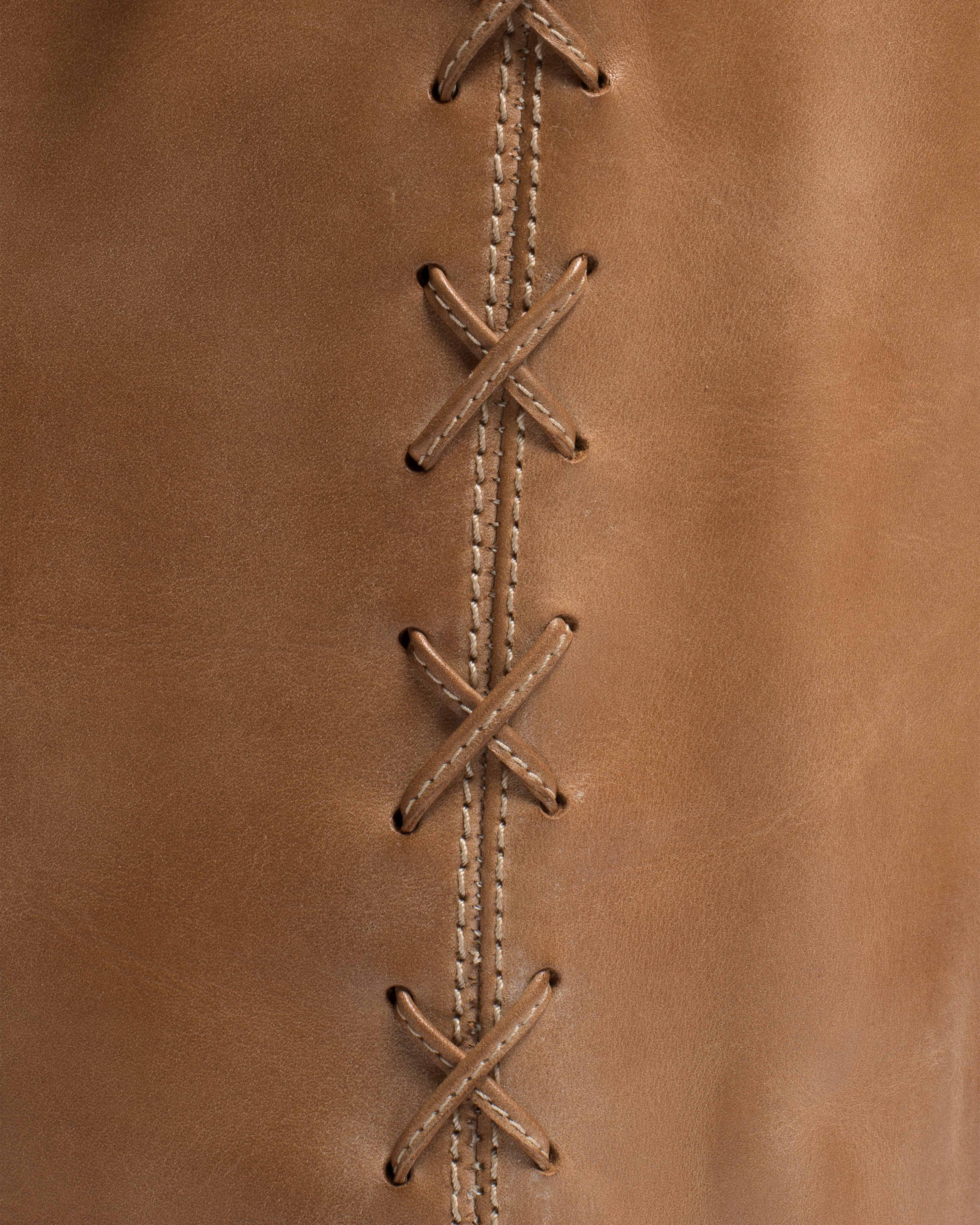 Dico Ann Side laces Escovado Dark tan