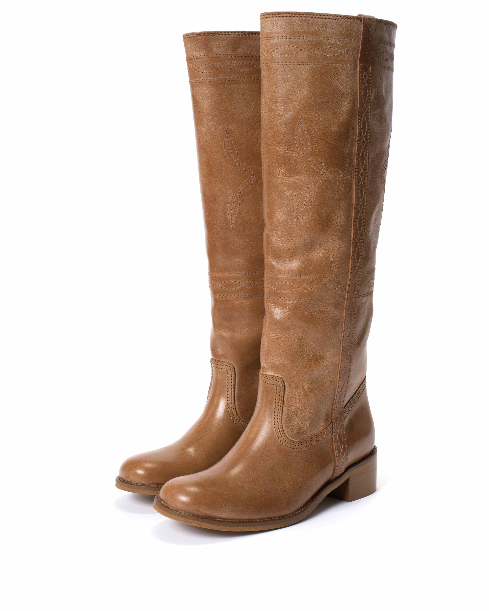 Dico Ann Western stitch Escovado Dark tan - Anonymous Copenhagen