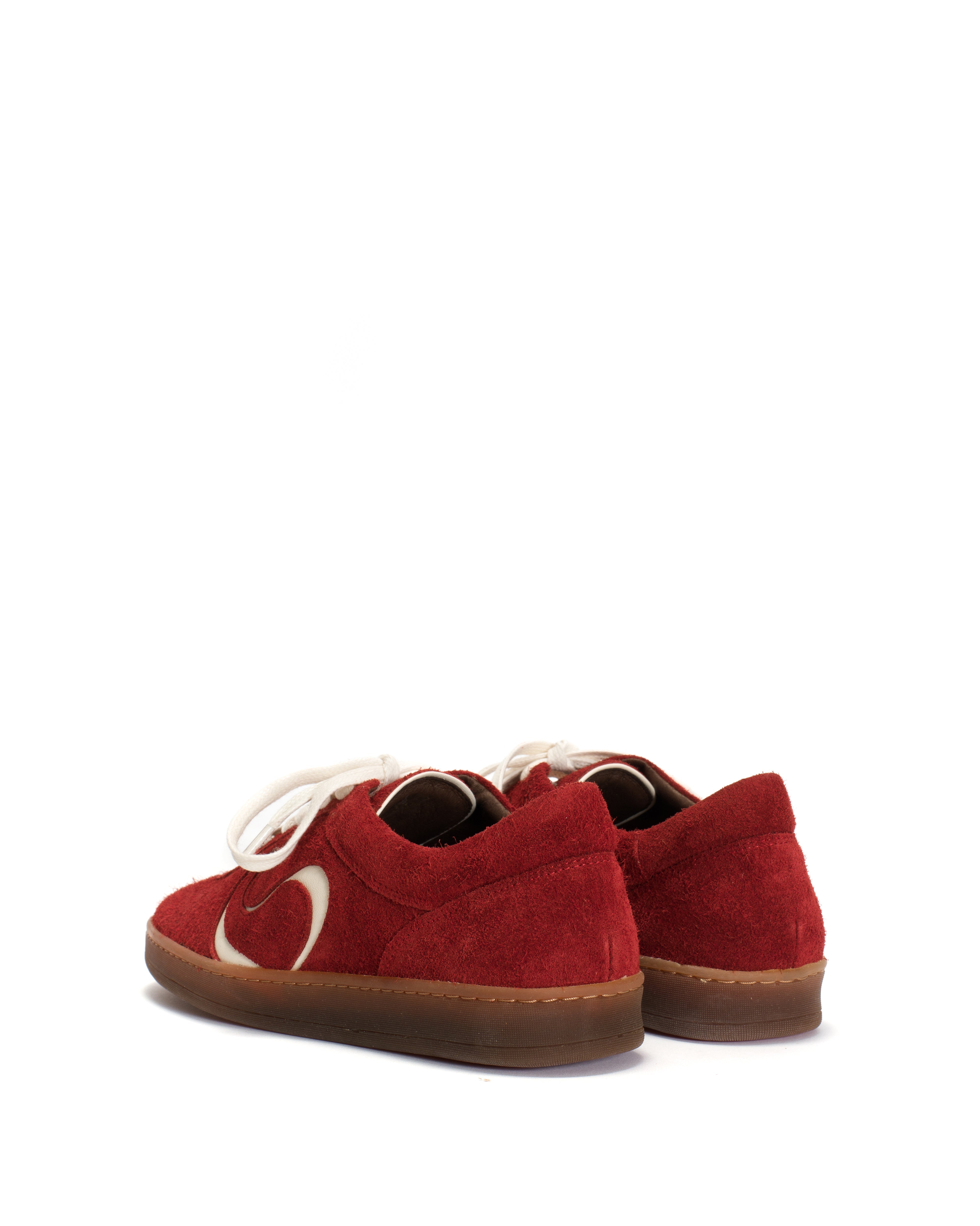Blaire hevea Plushed calf suede Ruby red