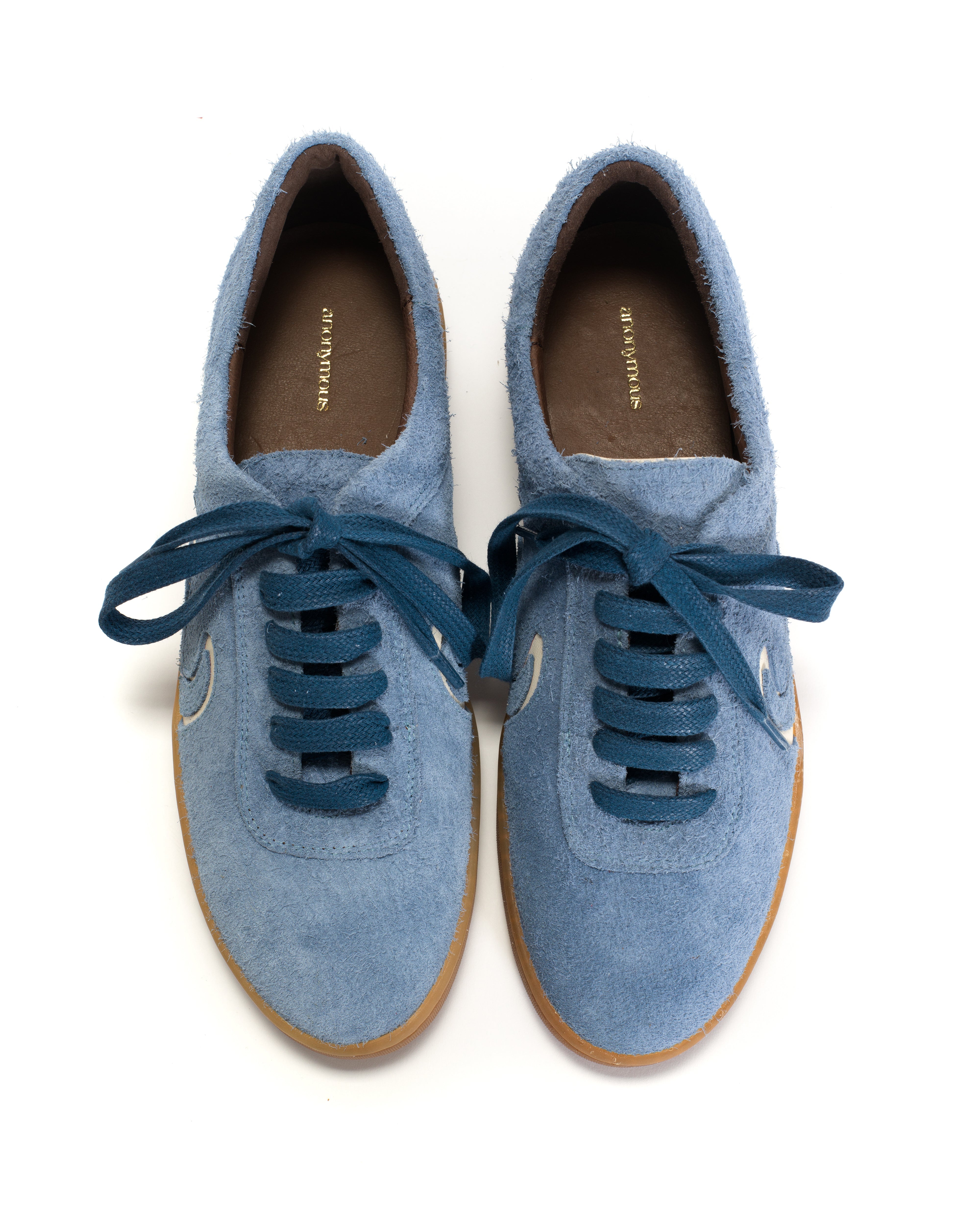 Blaire hevea Plushed calf suede Lichen blue
