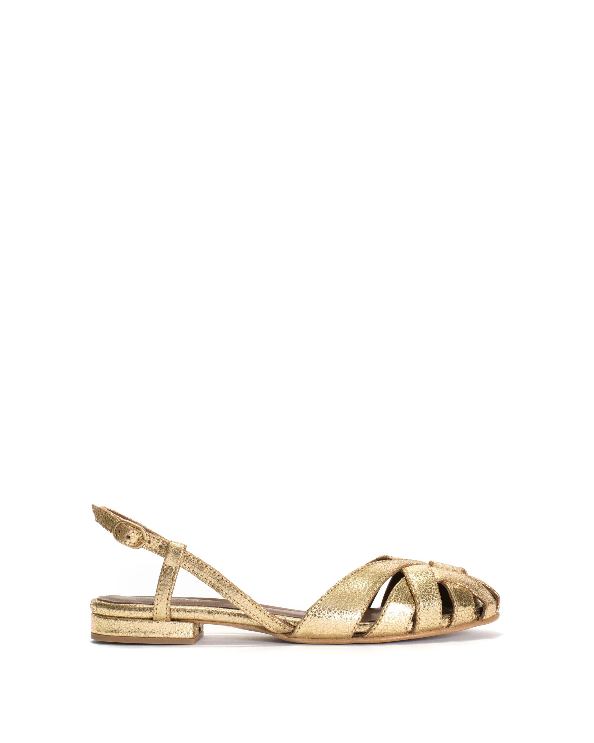 Banie 20 Crackled metallic goat Gold - Anonymous Copenhagen