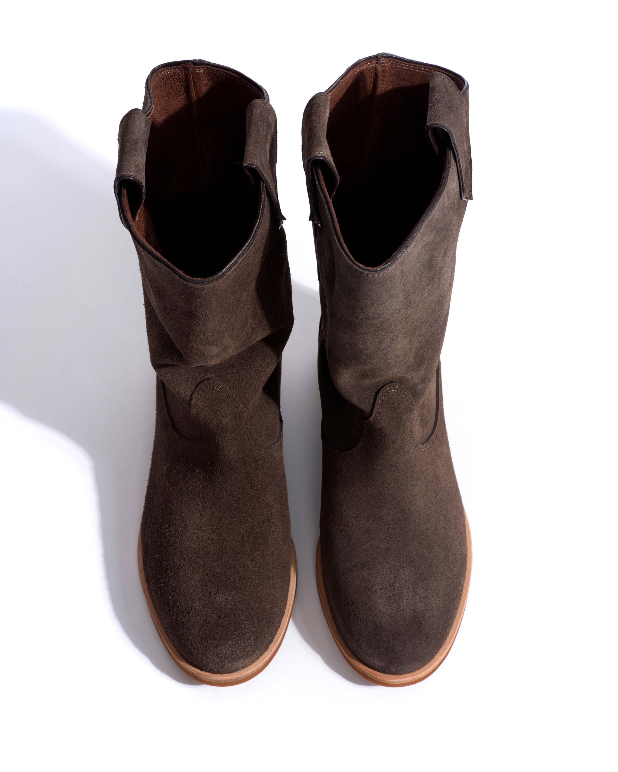 Claudia Calf suede Coffee brown - Anonymous Copenhagen