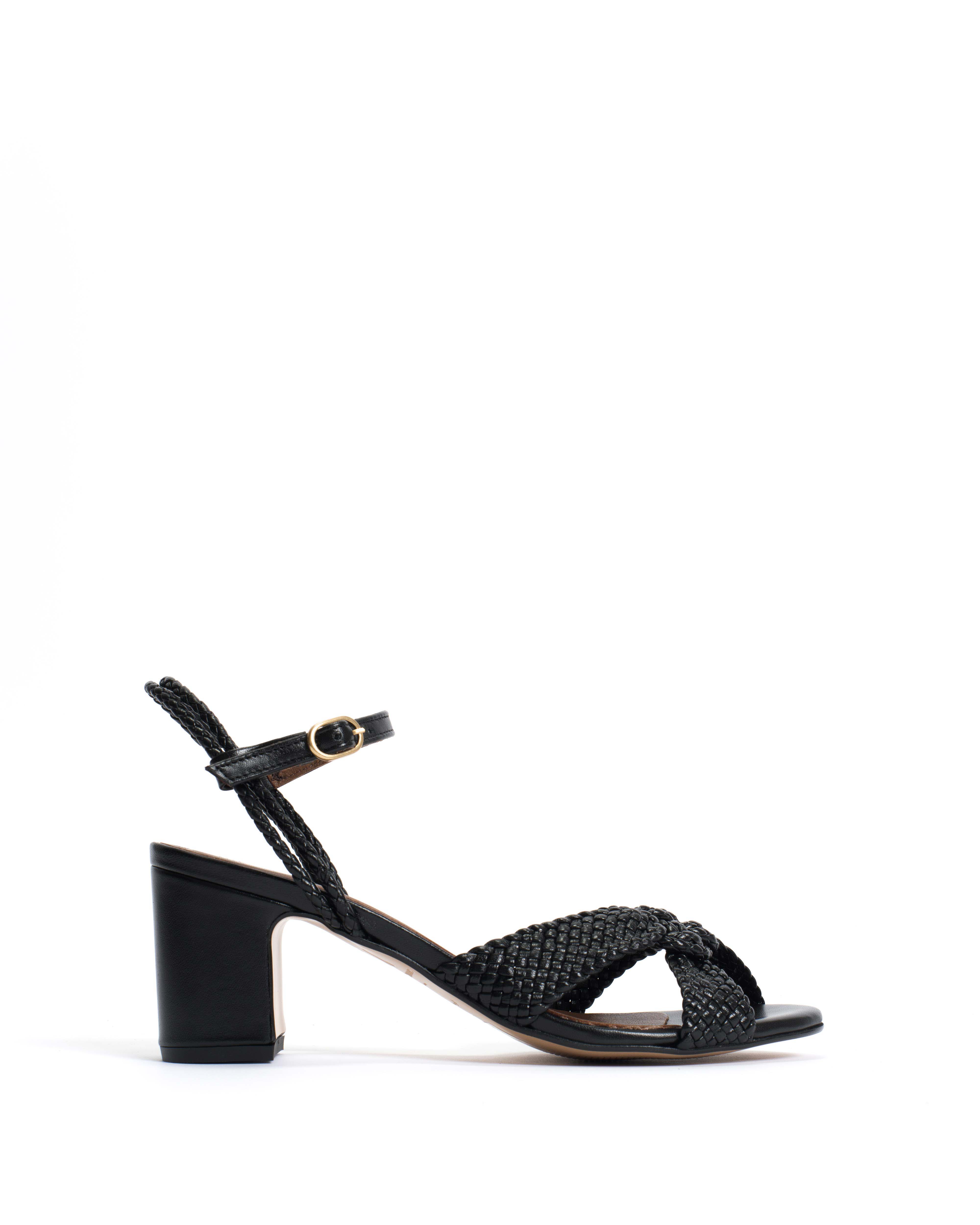 Dilaya 55 hand-braided Hand-braided leather Black