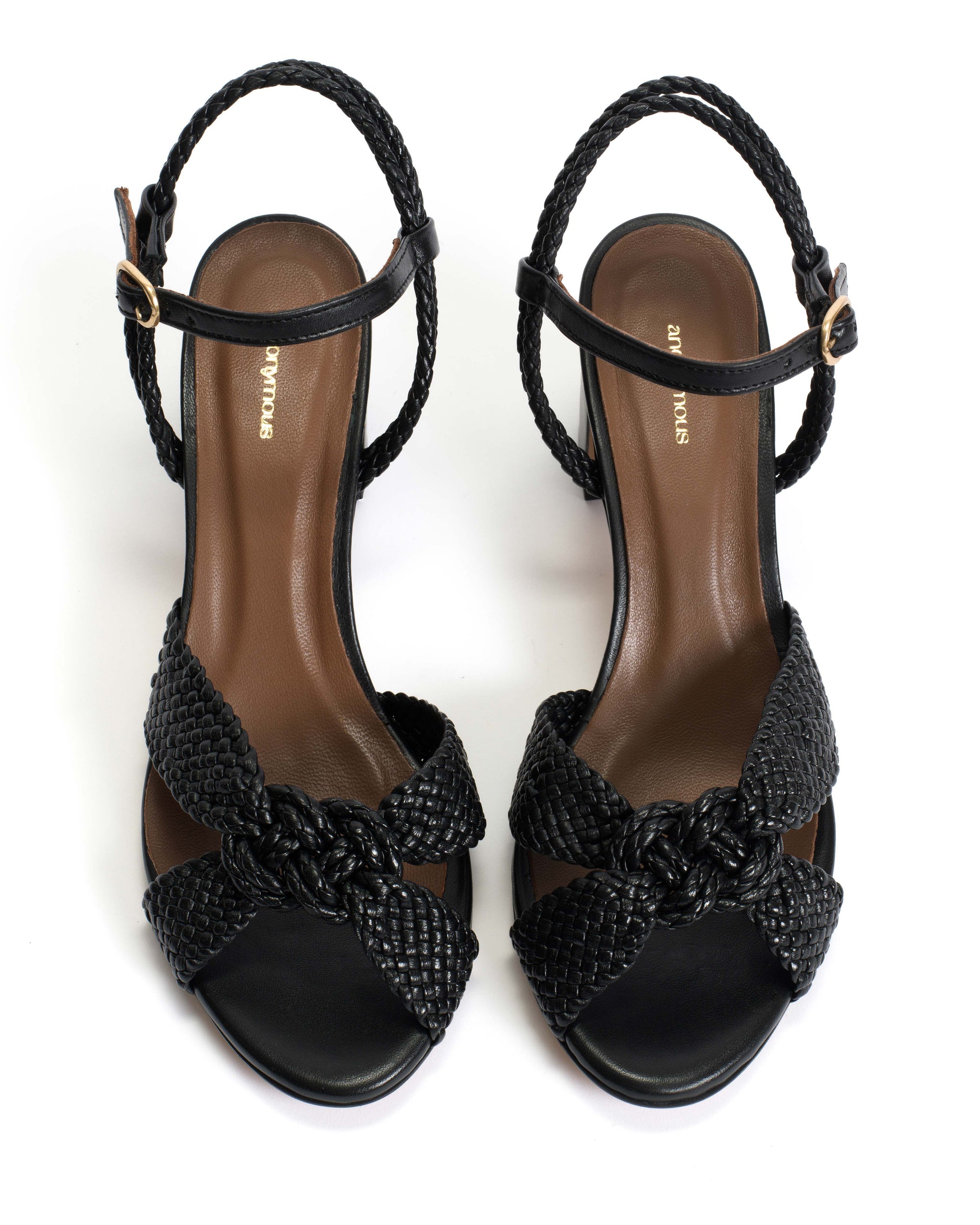 Dilaya 55 Hand-braided leather Black - Anonymous Copenhagen