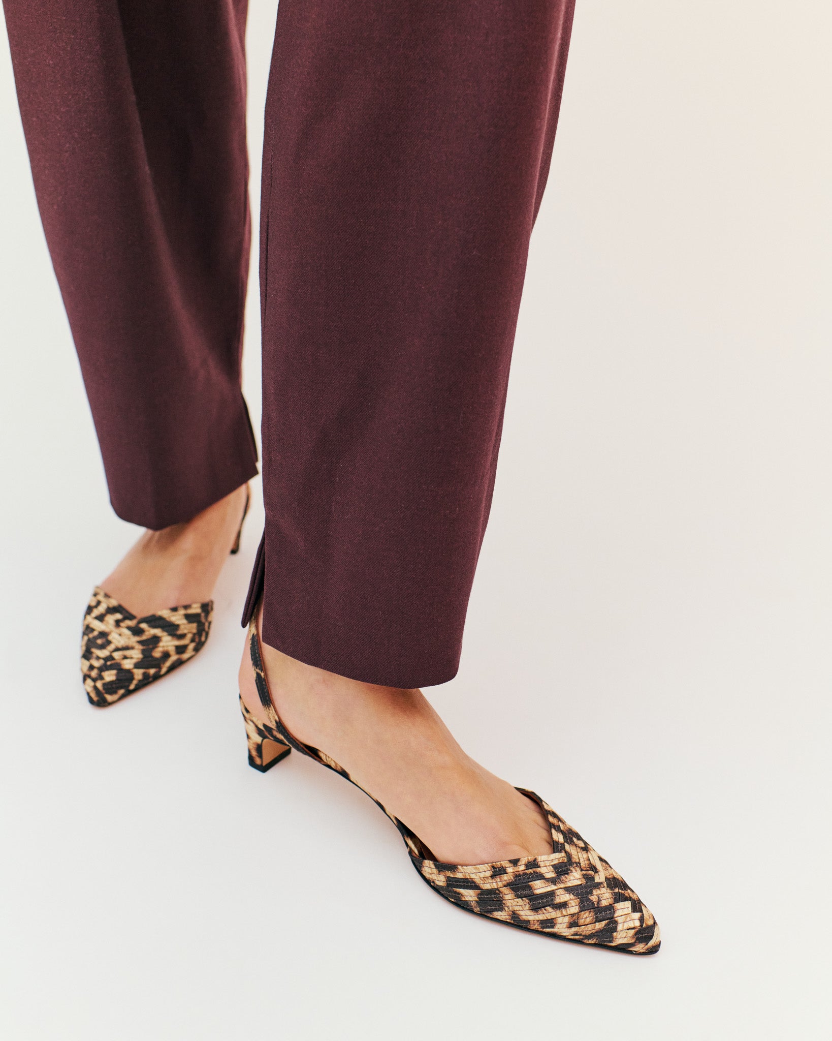 Givia 40 Satin print Leopard