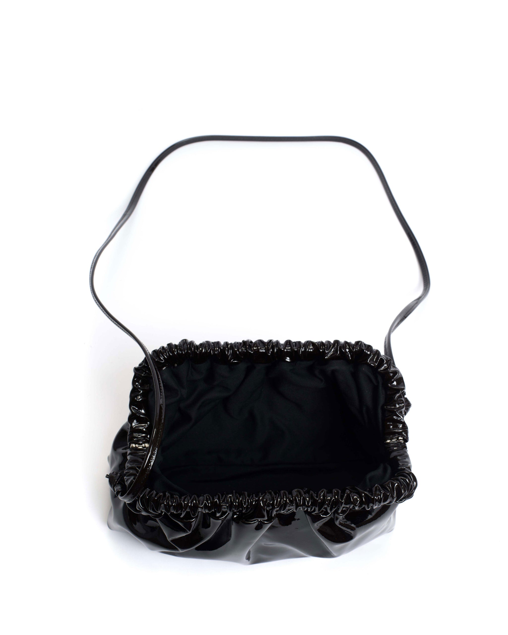Hally grand cloud bag Polished soft calf Black - Anonymous Copenhagen
