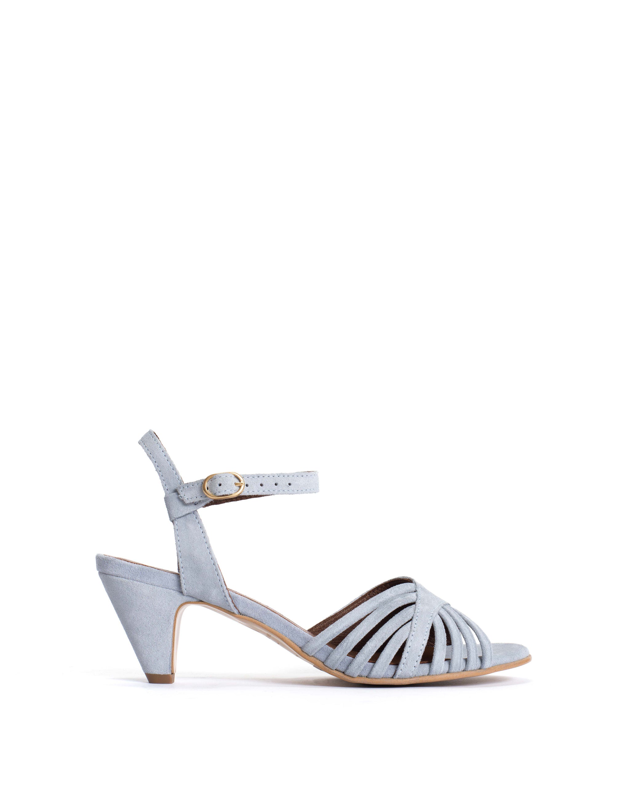 Hermine Calf suede Lichen blue - Anonymous Copenhagen
