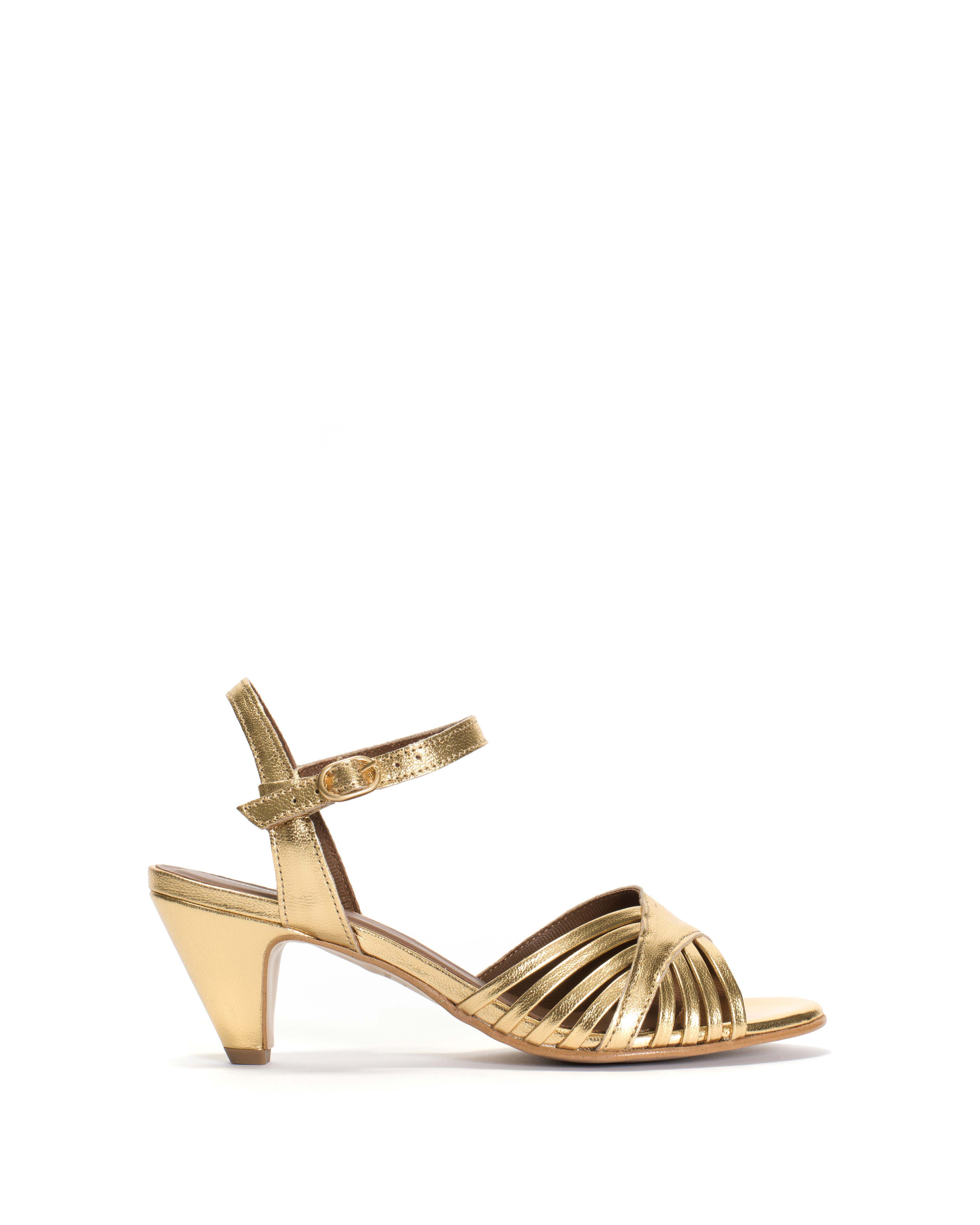 Hermine Metallic goat Gold