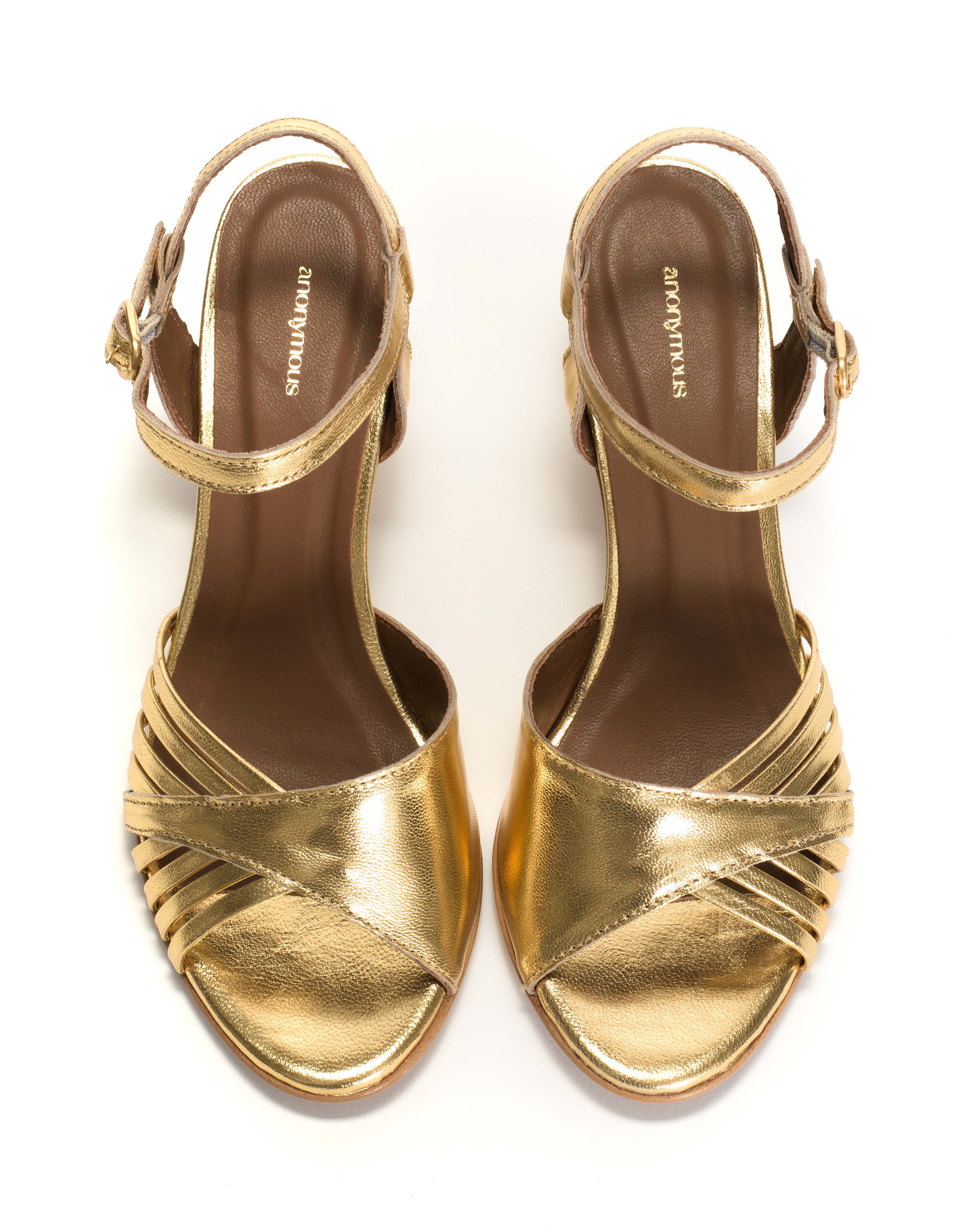 Hermine Metallic goat Gold