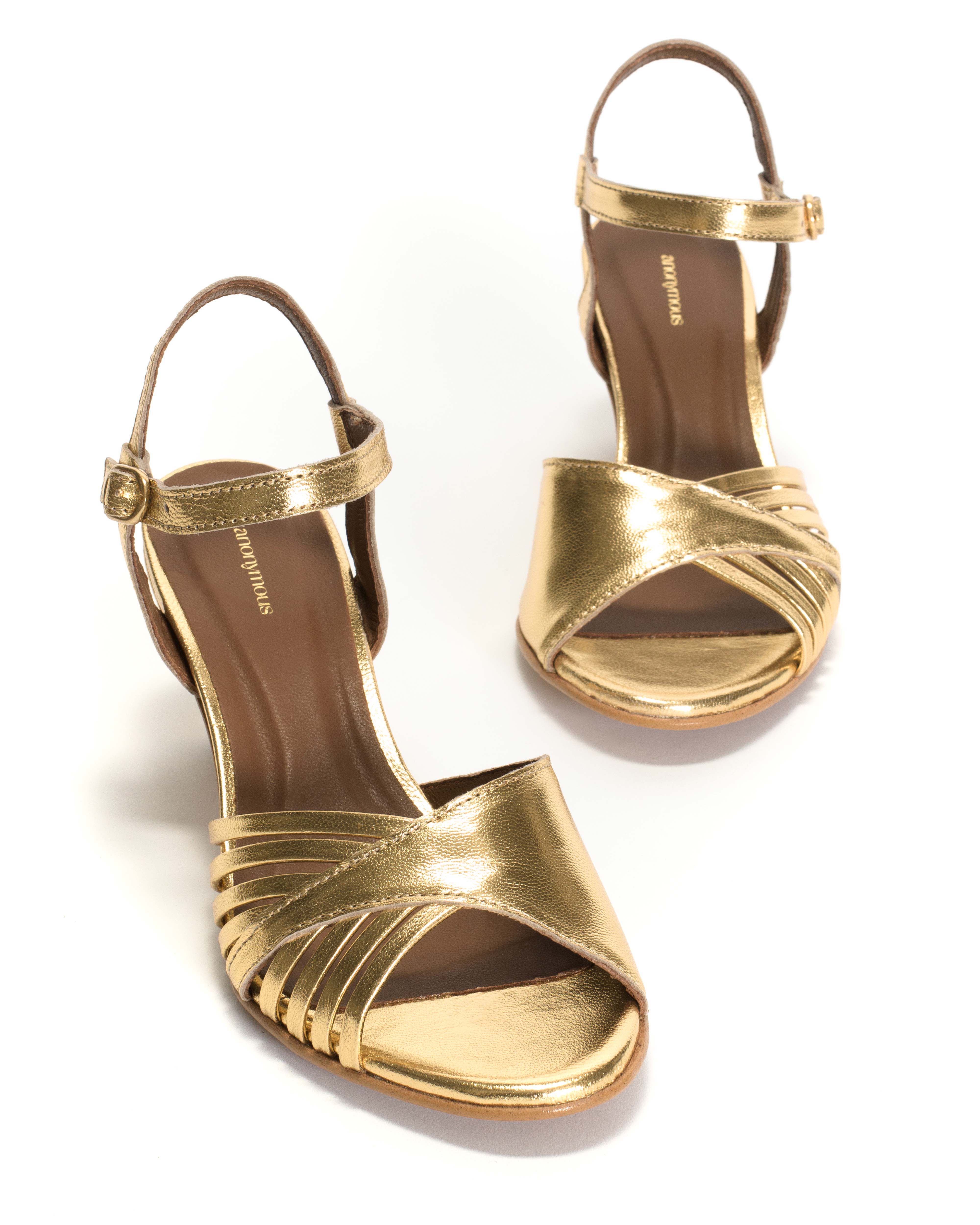 Hermine Metallic goat Gold