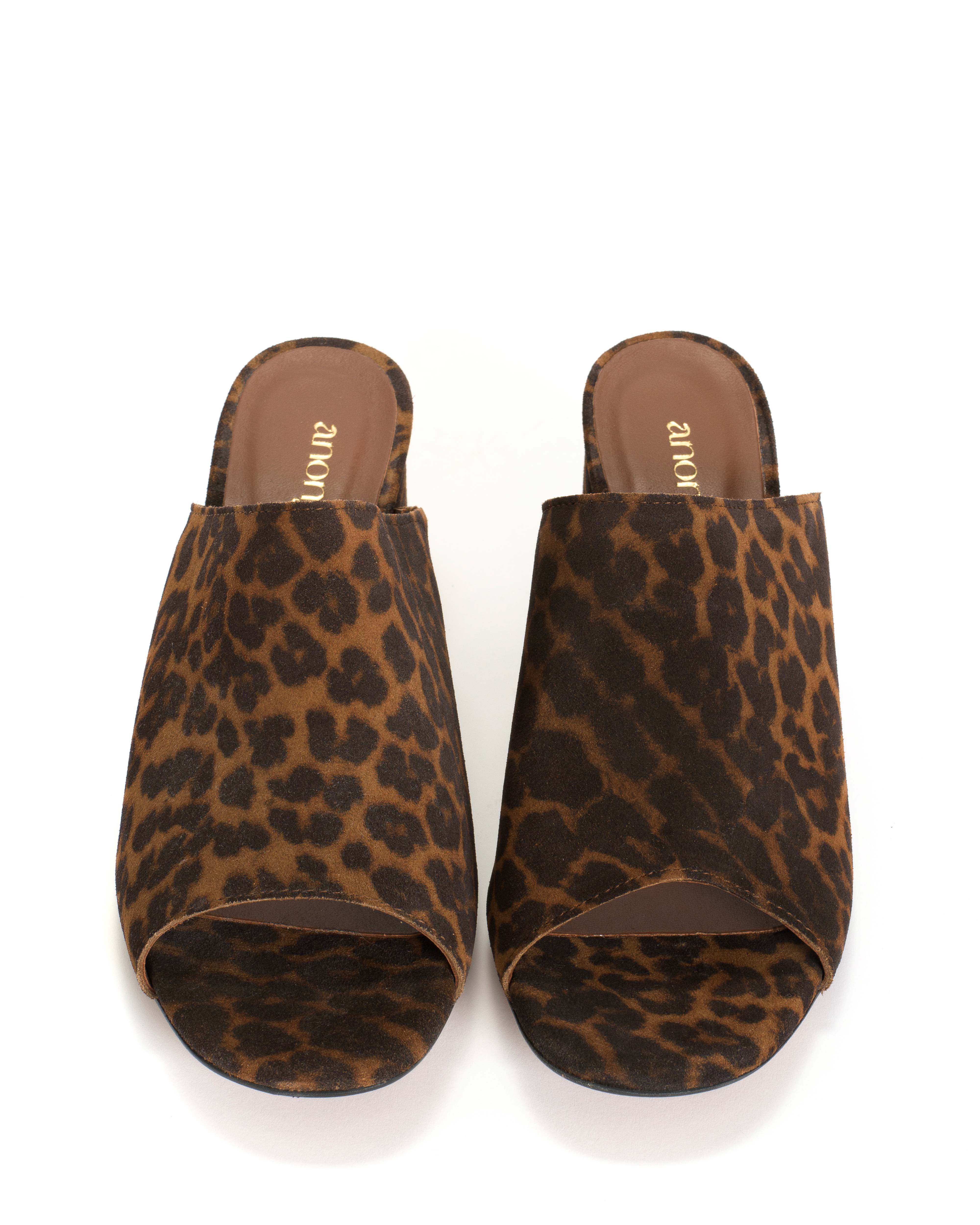 Horizon 55 Calf suede print Leopard