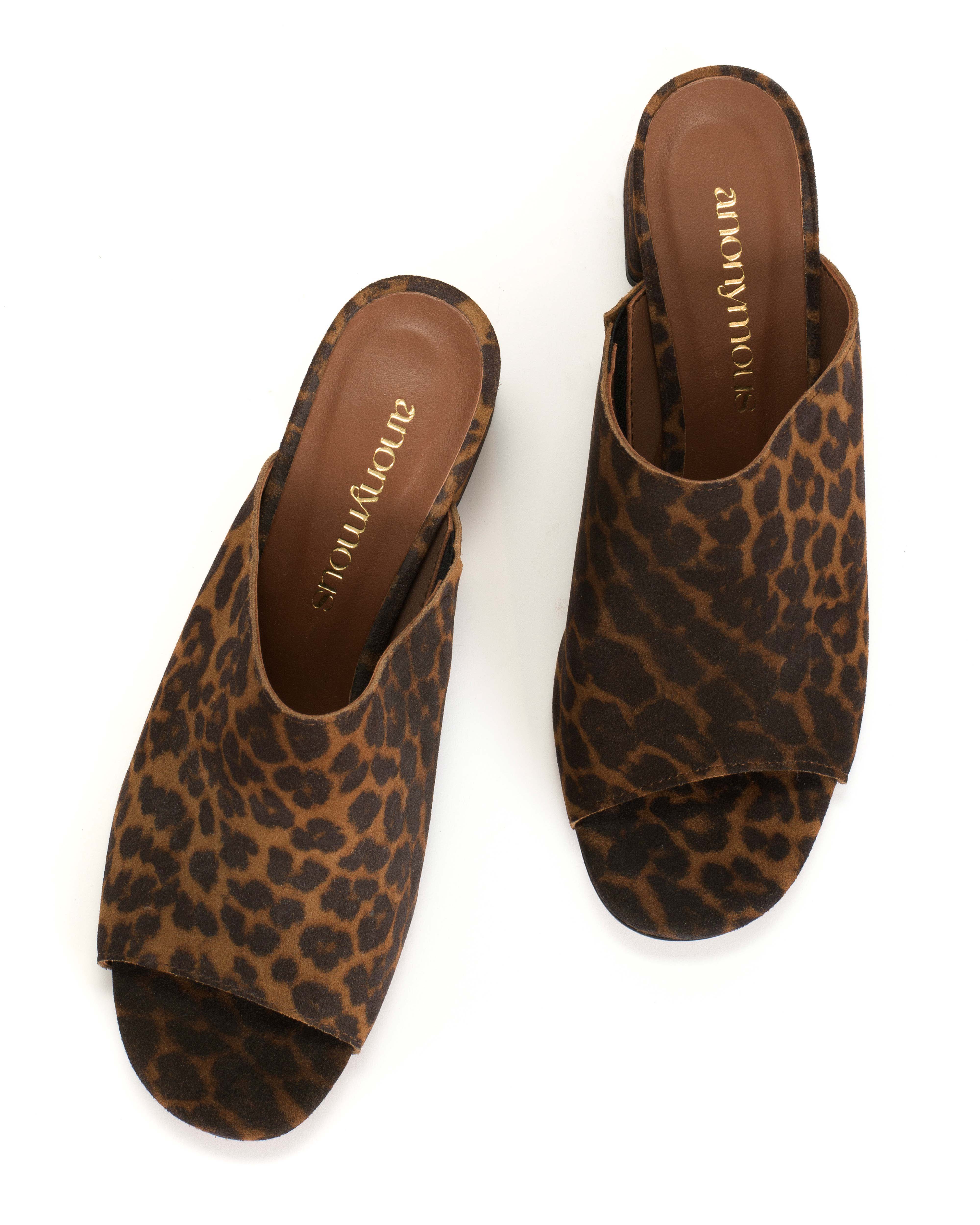 Horizon 55 Calf suede print Leopard