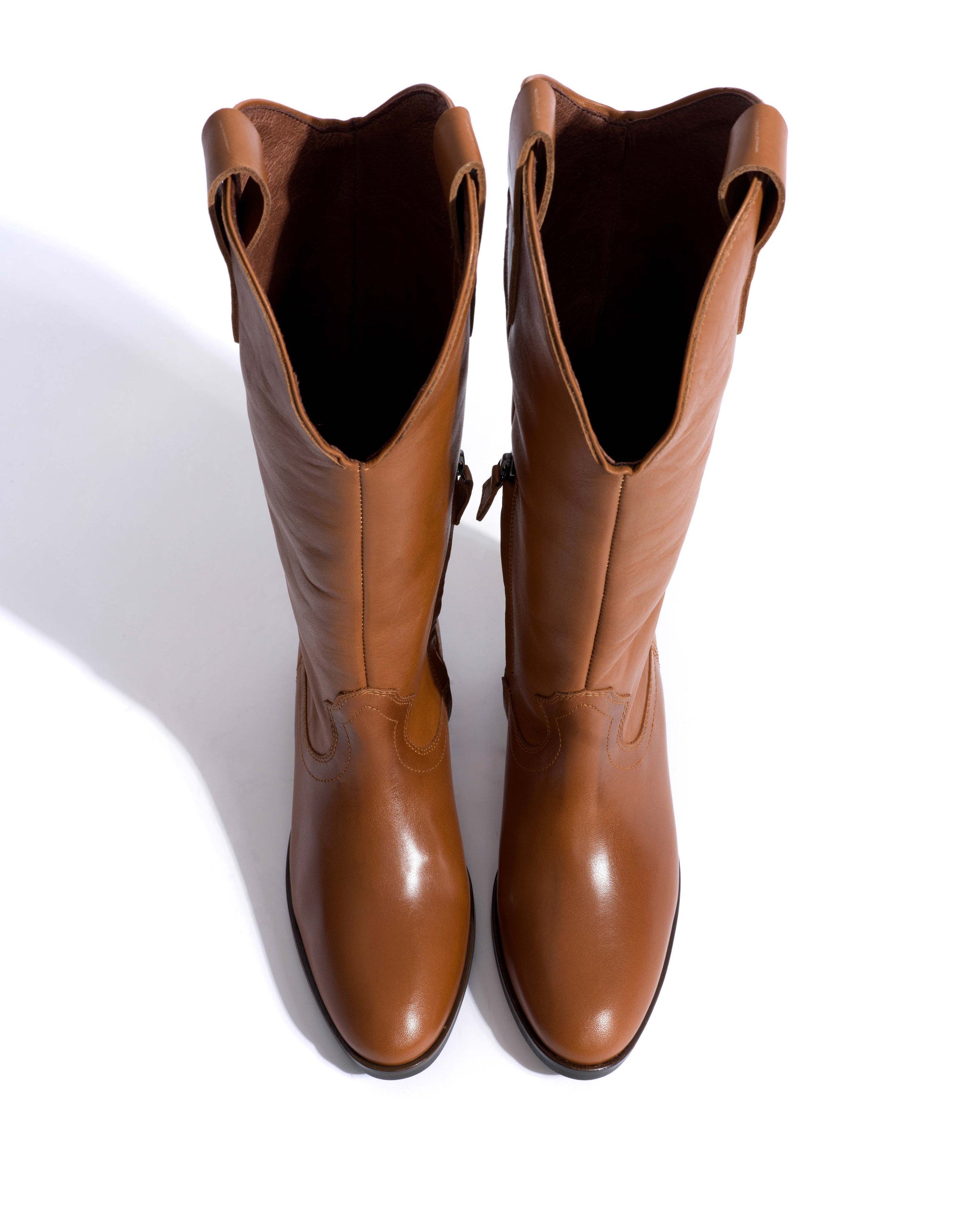 Kanaya 35 Vegetal soft calf Cinnamon - Anonymous Copenhagen High shaft boots