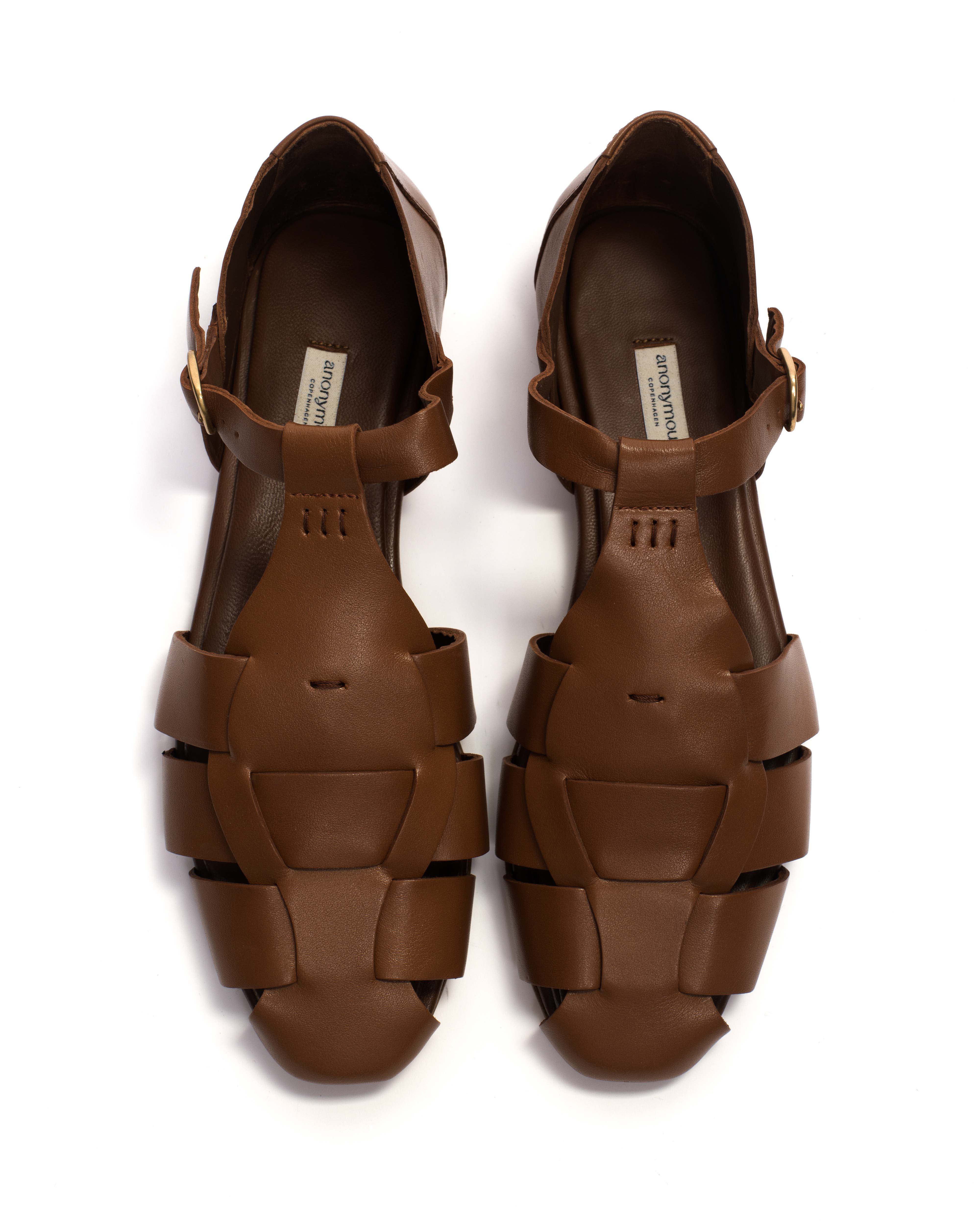 Lain flats Soft calf Camel