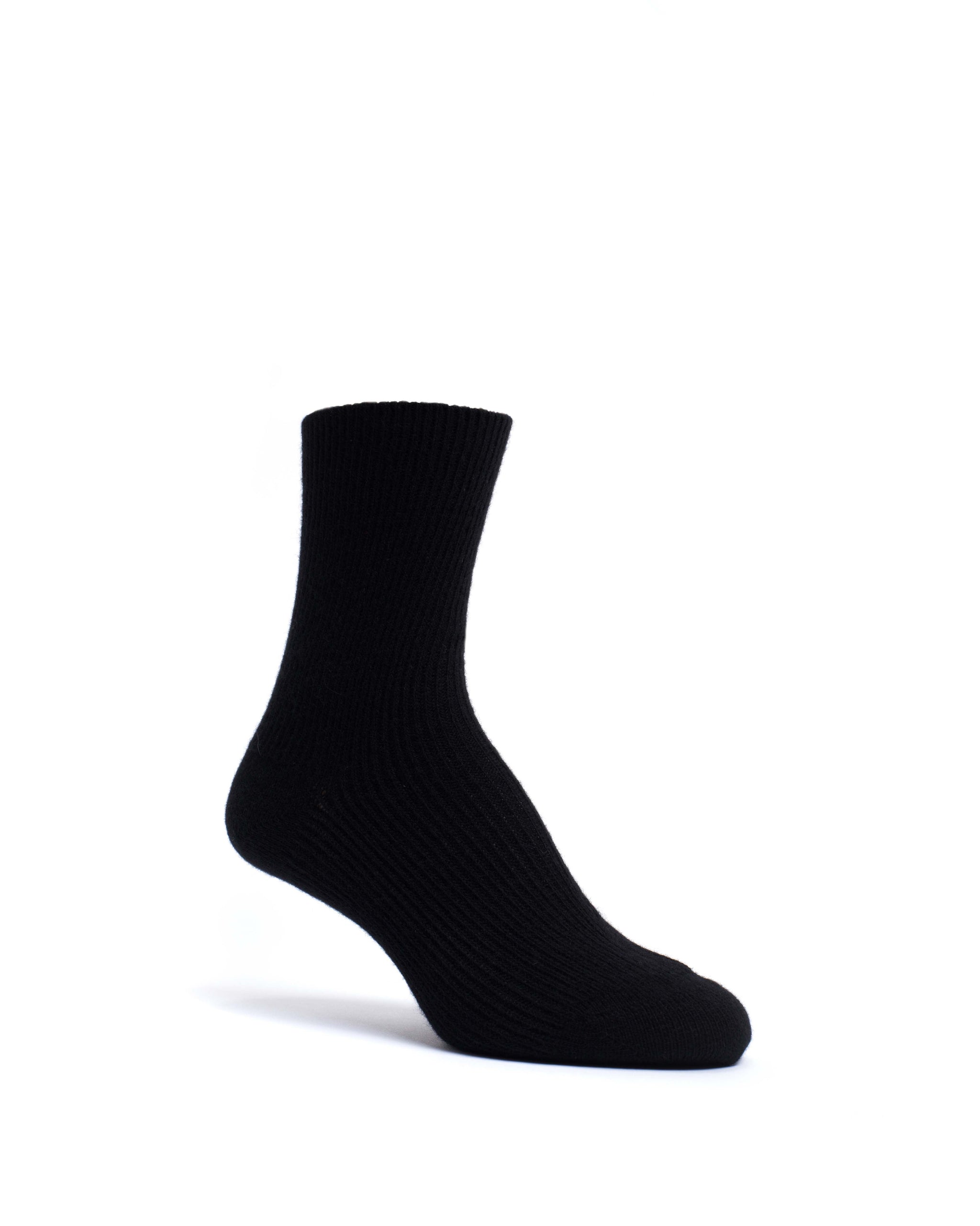 Lanai cashmere socks 70% wool 30% cashmere Black - Anonymous Copenhagen