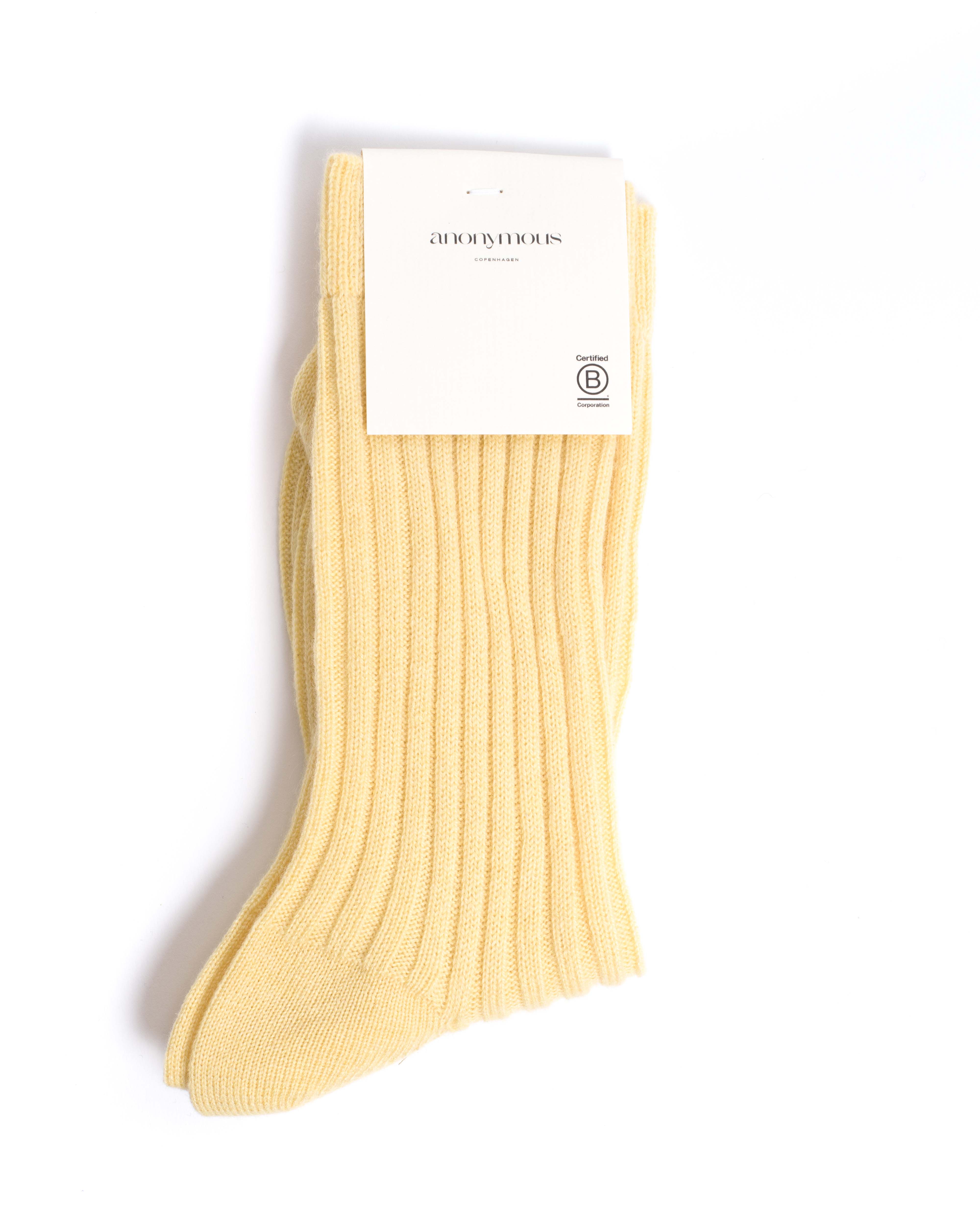 Magdai cashmere socks 100% cashmere (socks) Pineapple ice