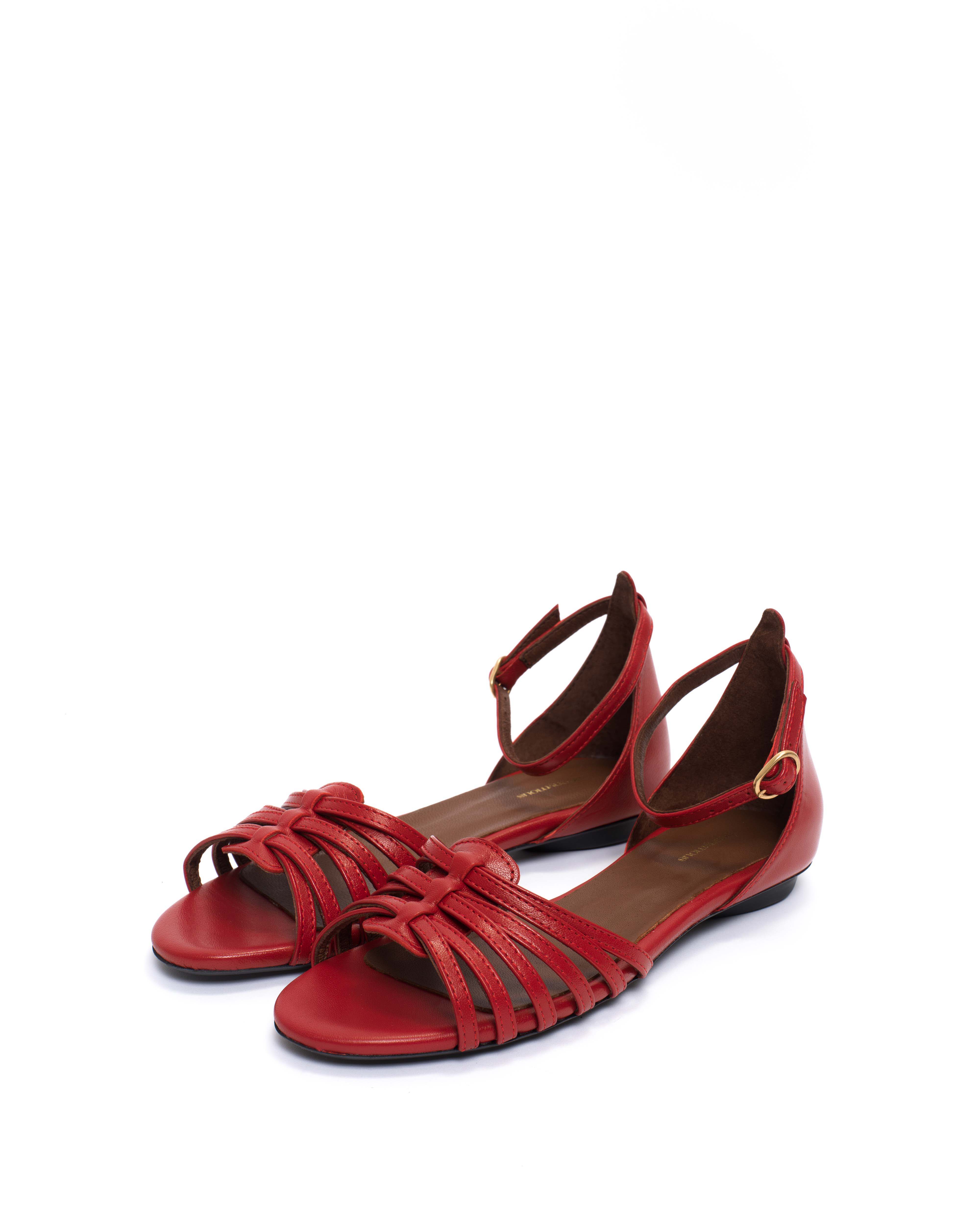 Mareike 10 Shiny lamb Ruby red