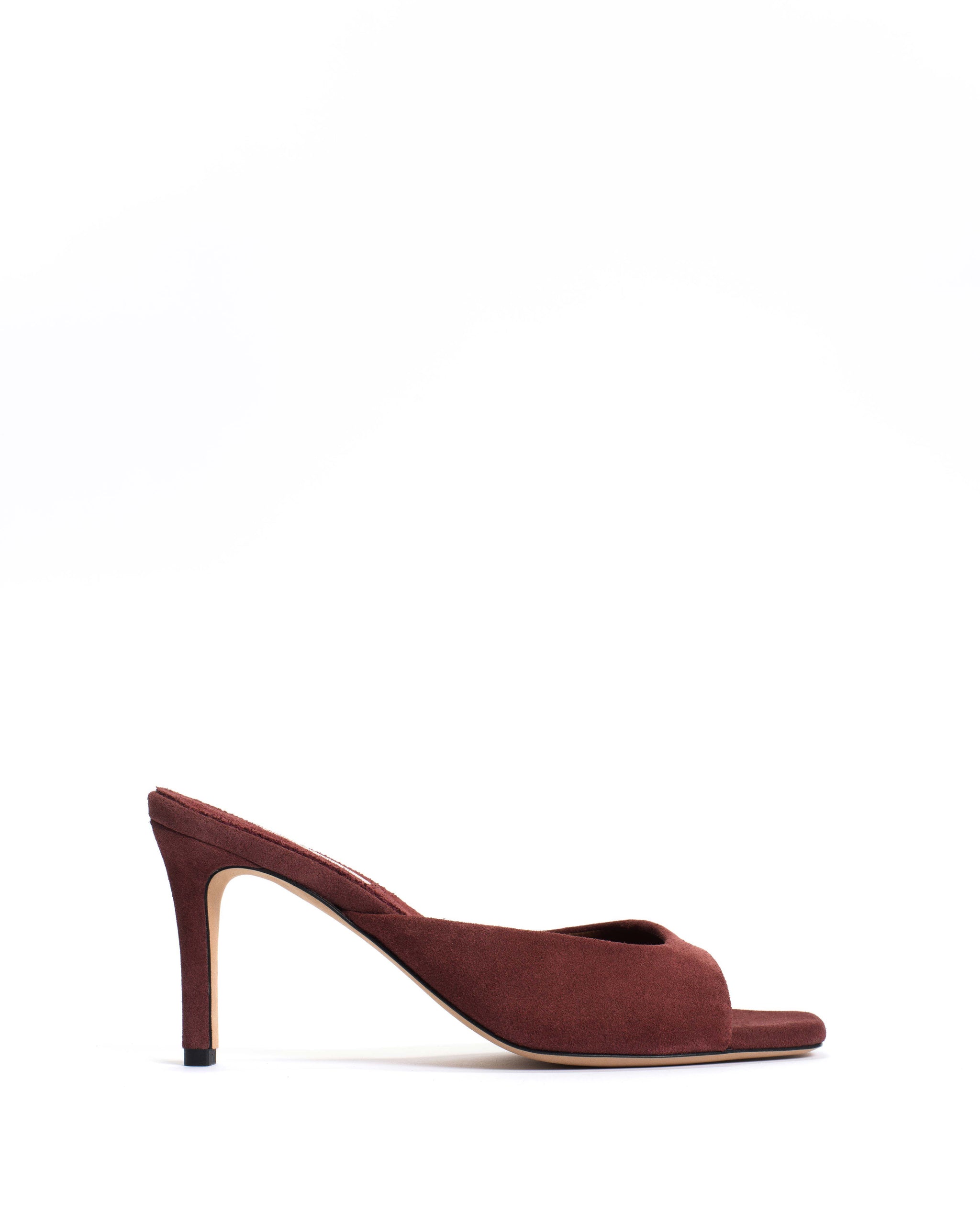 Mazy 75 Calf suede Pomegranate - Anonymous Copenhagen