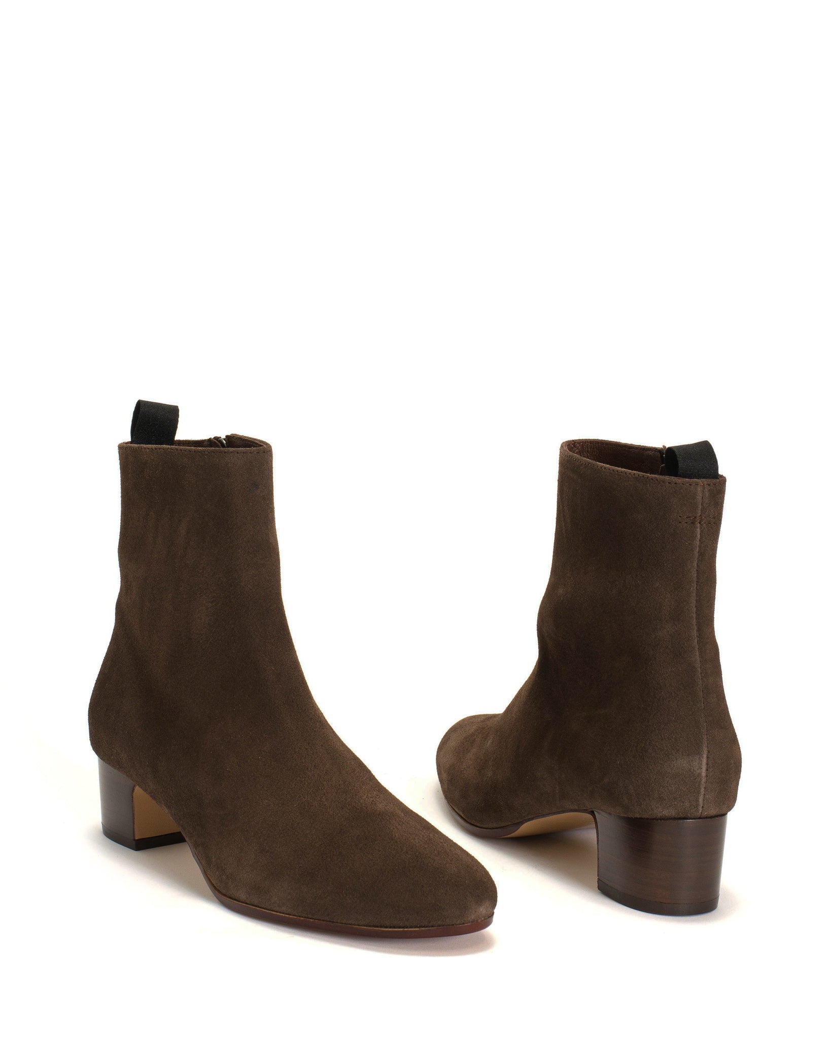 Mina Calf suede Coffee brown