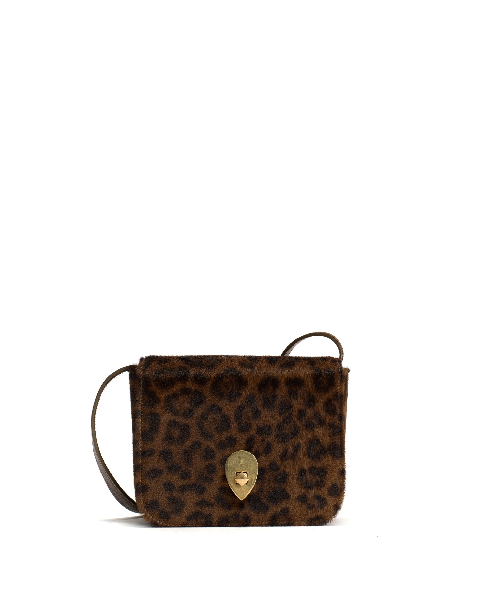 Nielle crossover bag Calf hair Leopard - Anonymous Copenhagen