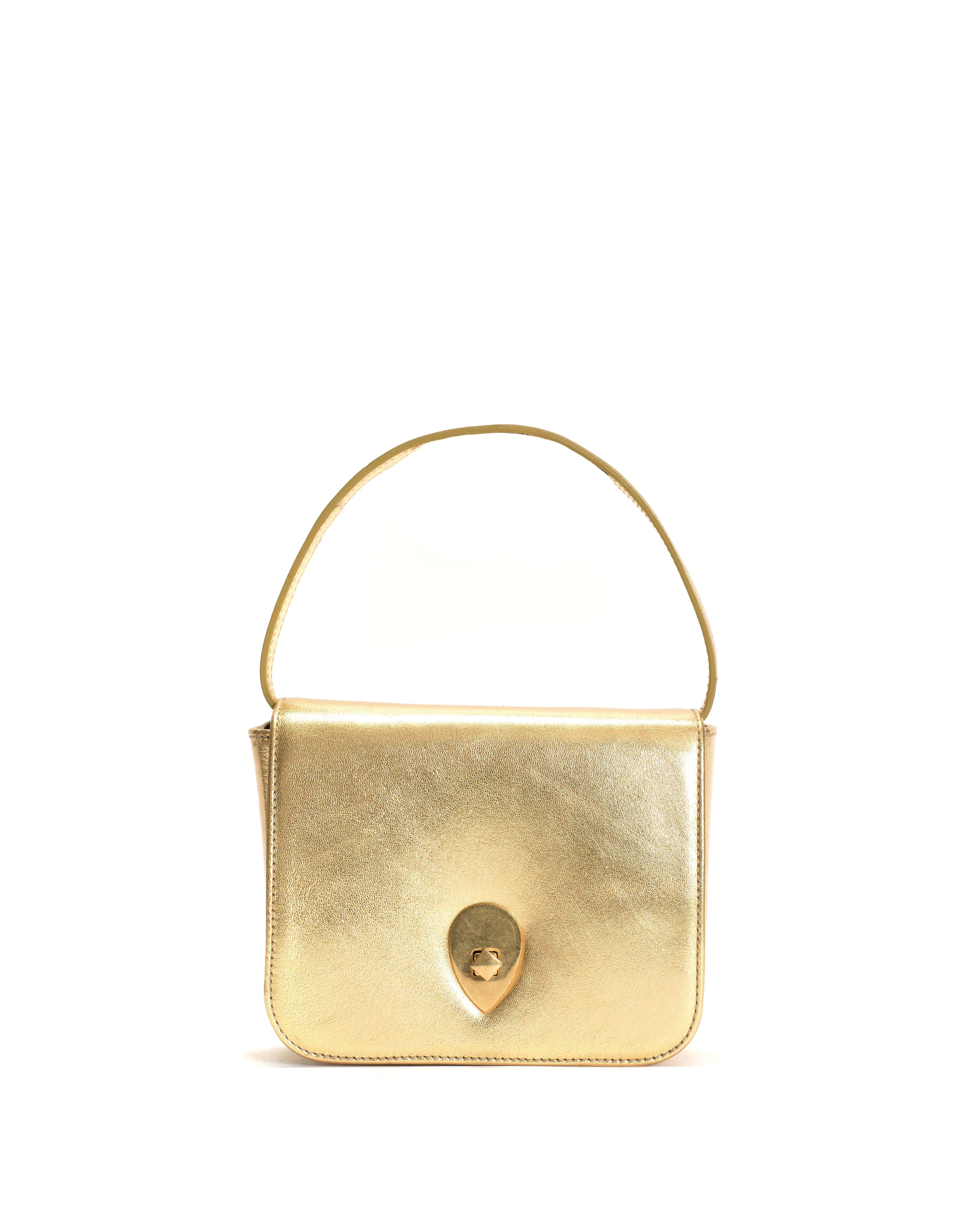 Nielle petite crossover bag Metallic goat Gold