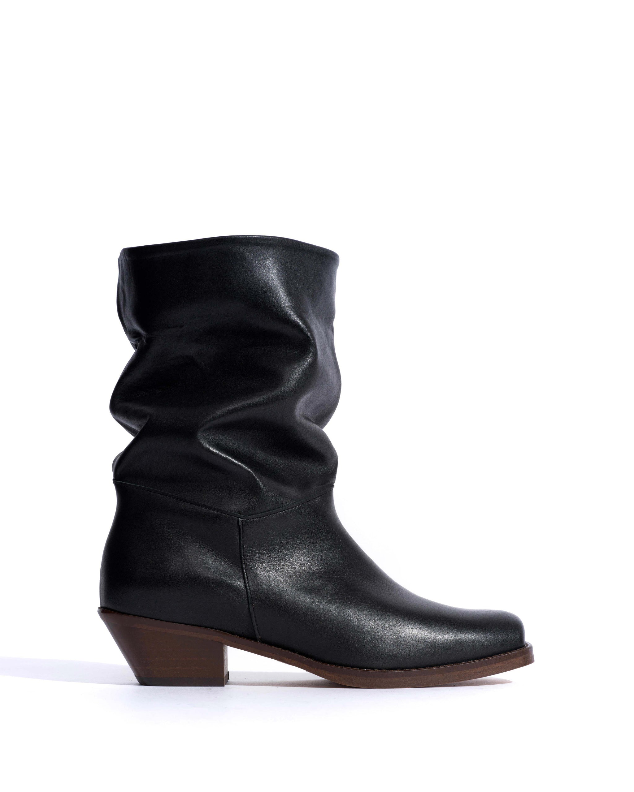Patricia Soft calf & suede leather Black - Anonymous Copenhagen Ankle boots