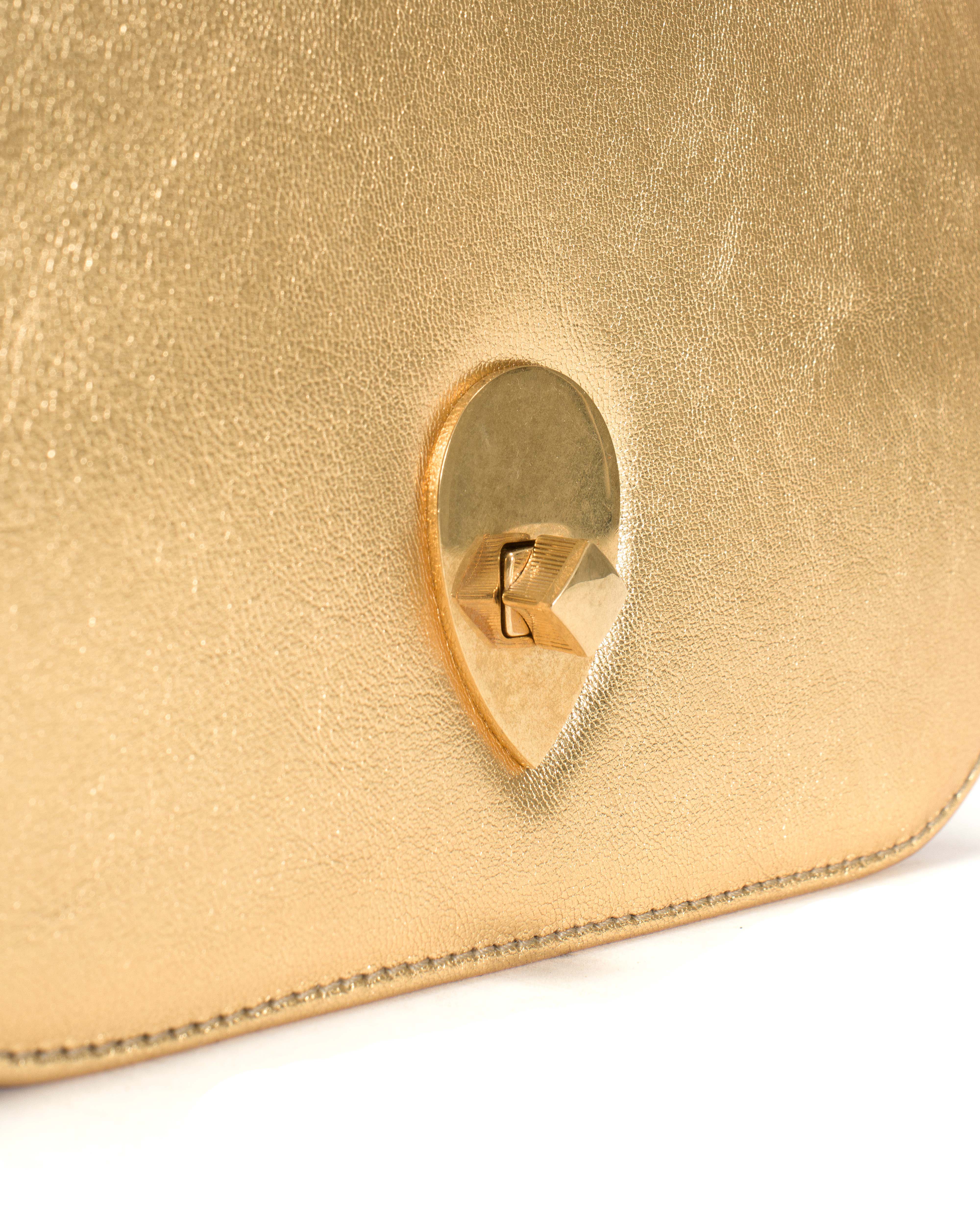 Nielle petite crossover bag Metallic goat Gold