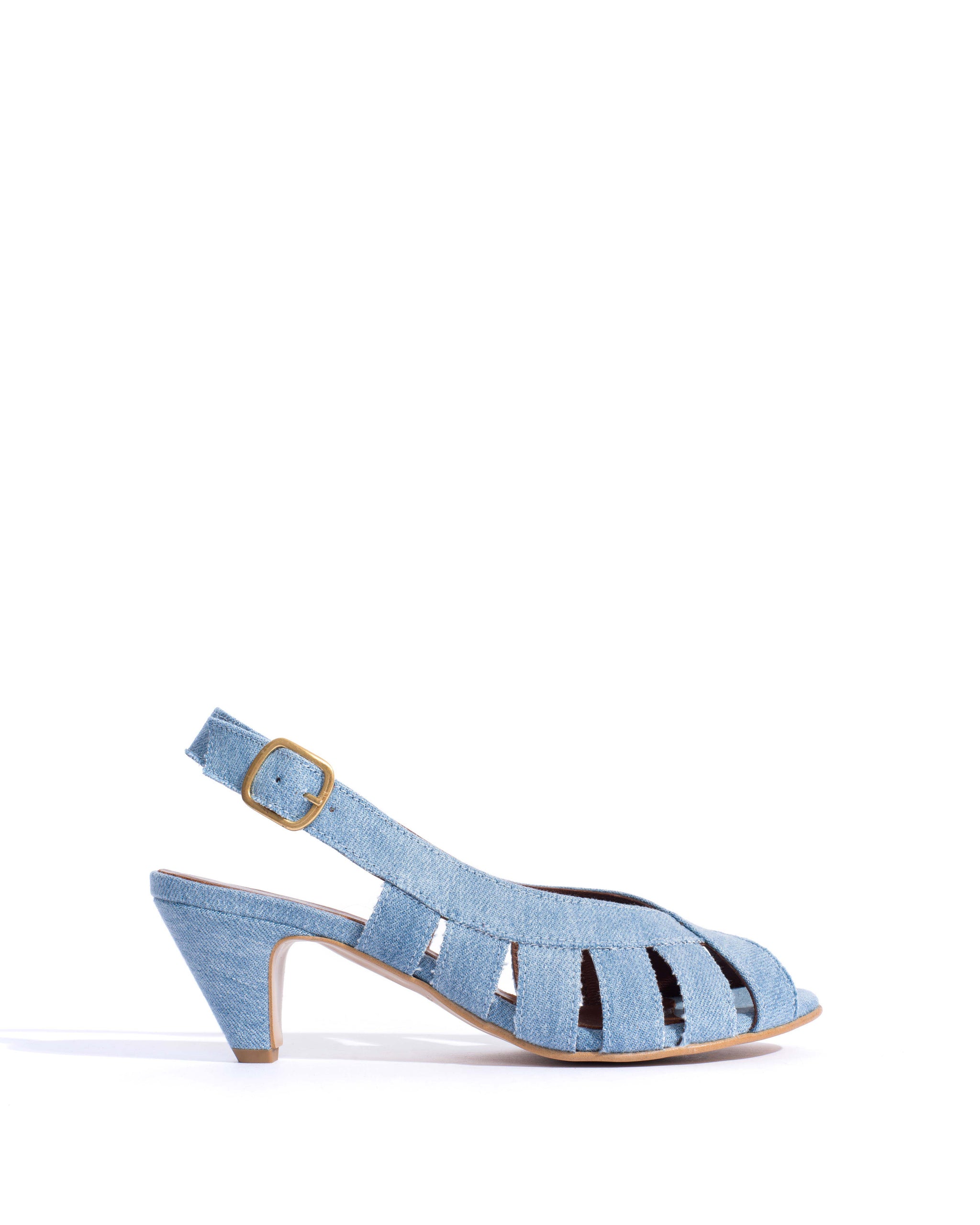 Sophie 50 stiletto Denim Washed blue - Anonymous Copenhagen Shoes