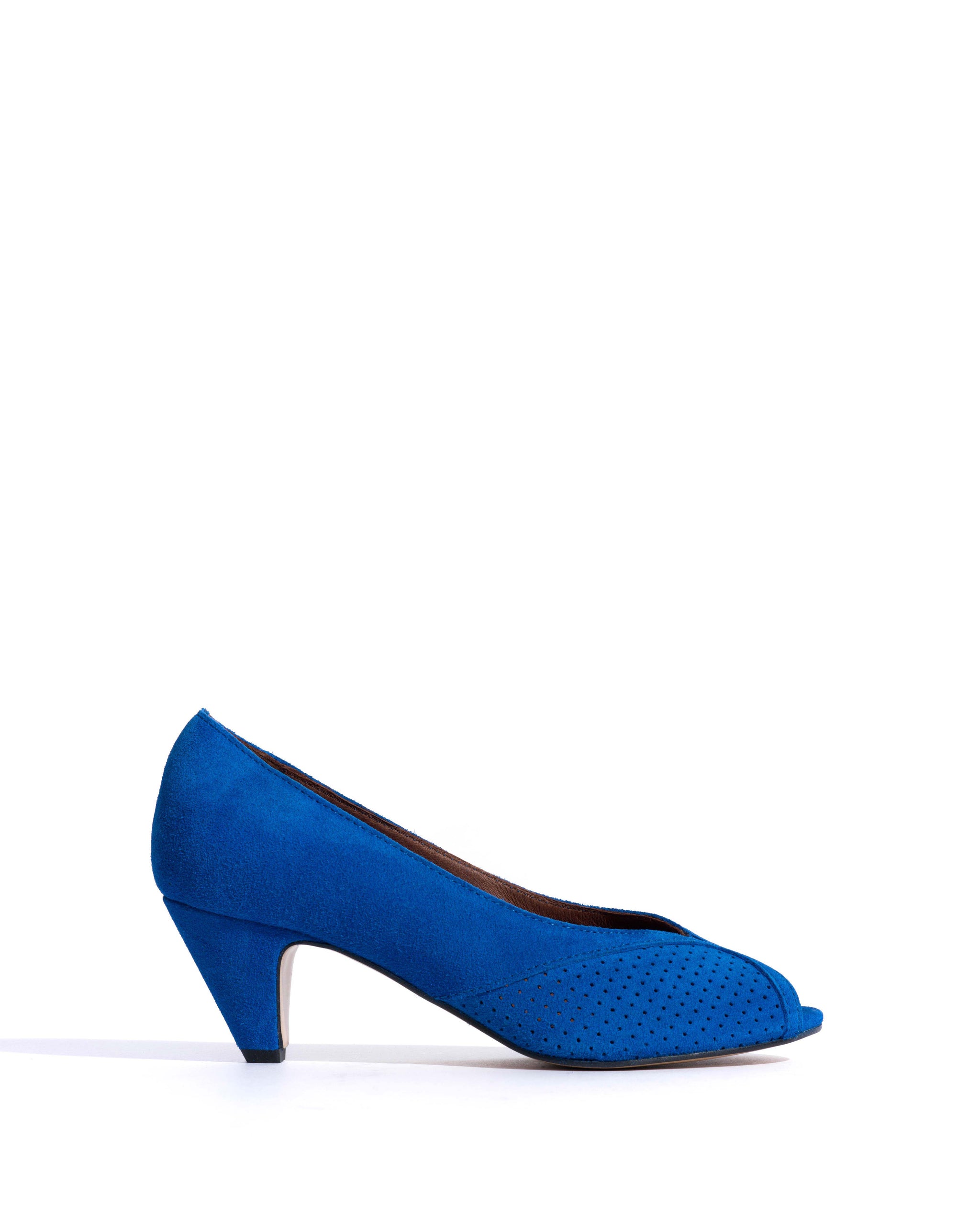 Tiffany stiletto Calf suede Electric blue - Anonymous Copenhagen Heels