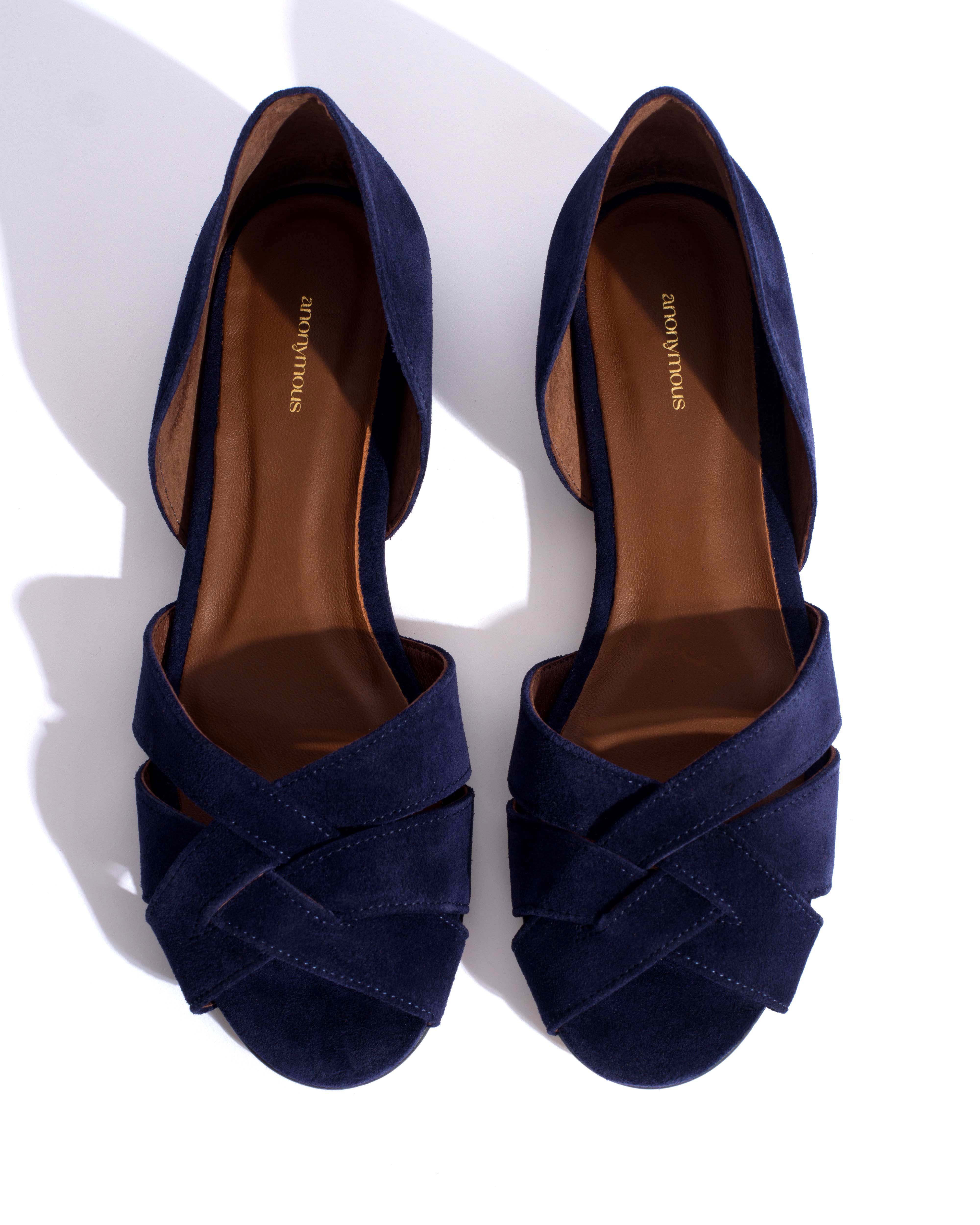 Sanni 20 Calf suede Ink blue