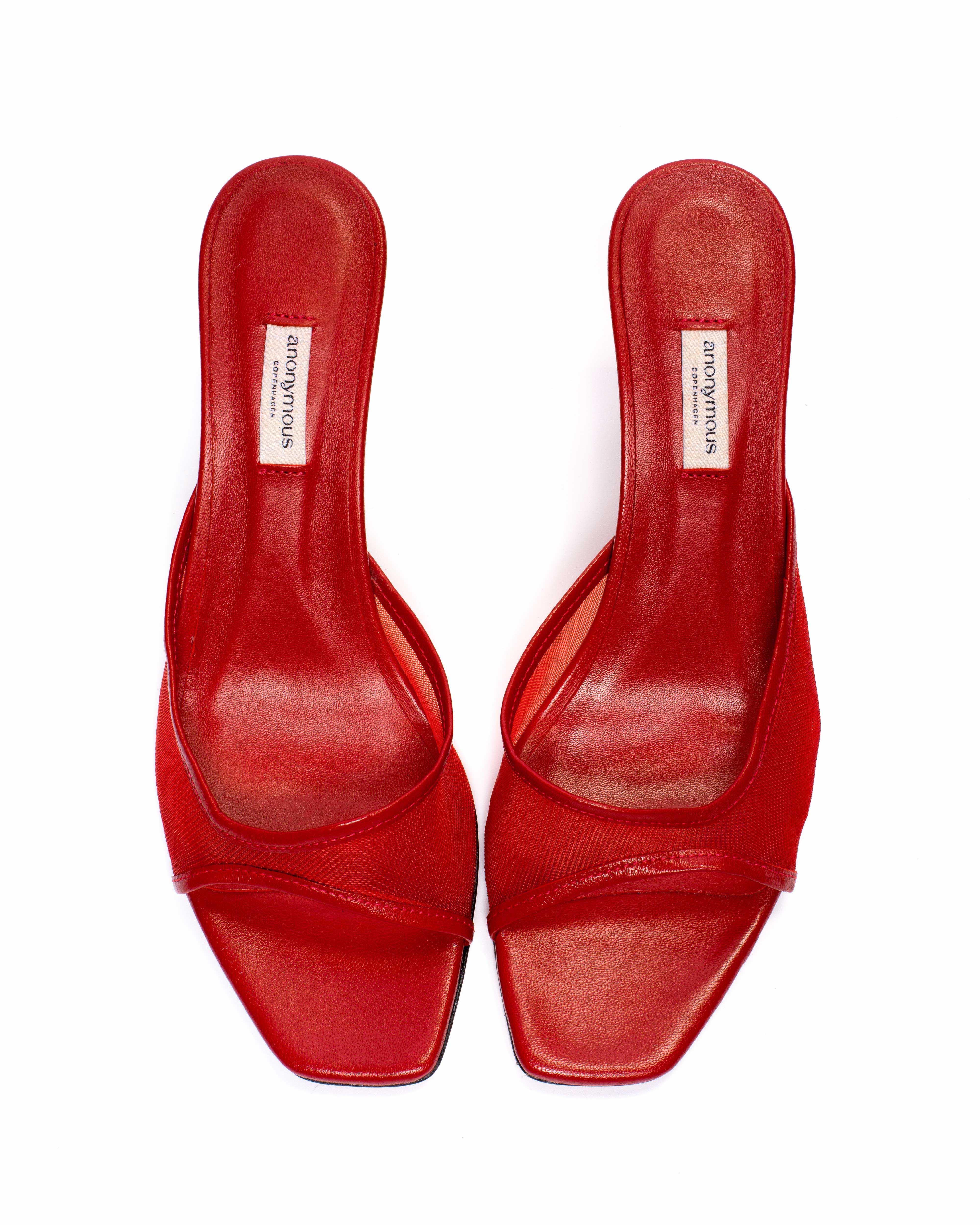 Mazy 75 mesh Shiny lamb & mesh Ruby red