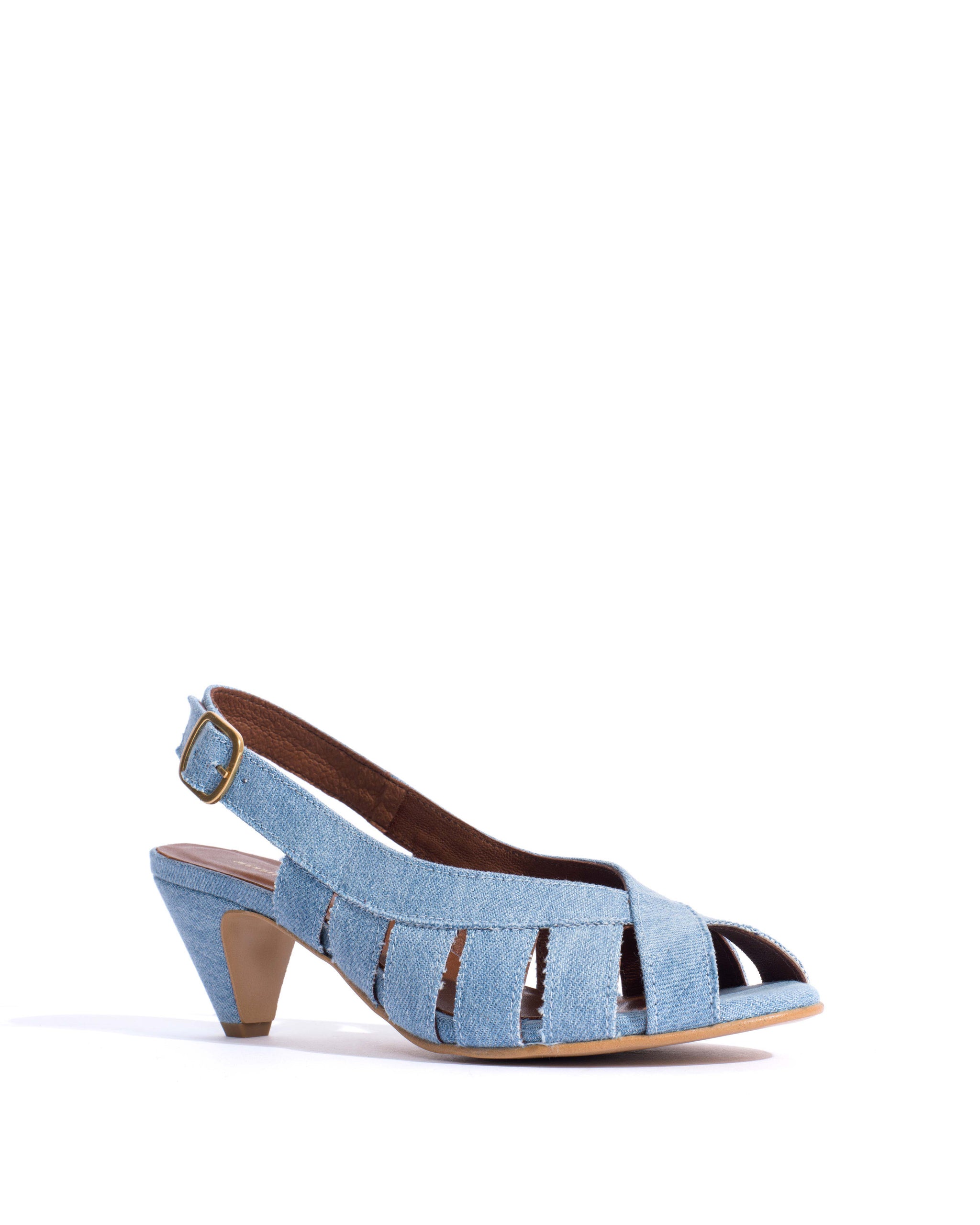 Sophie 50 stiletto Denim Washed blue - Anonymous Copenhagen Shoes