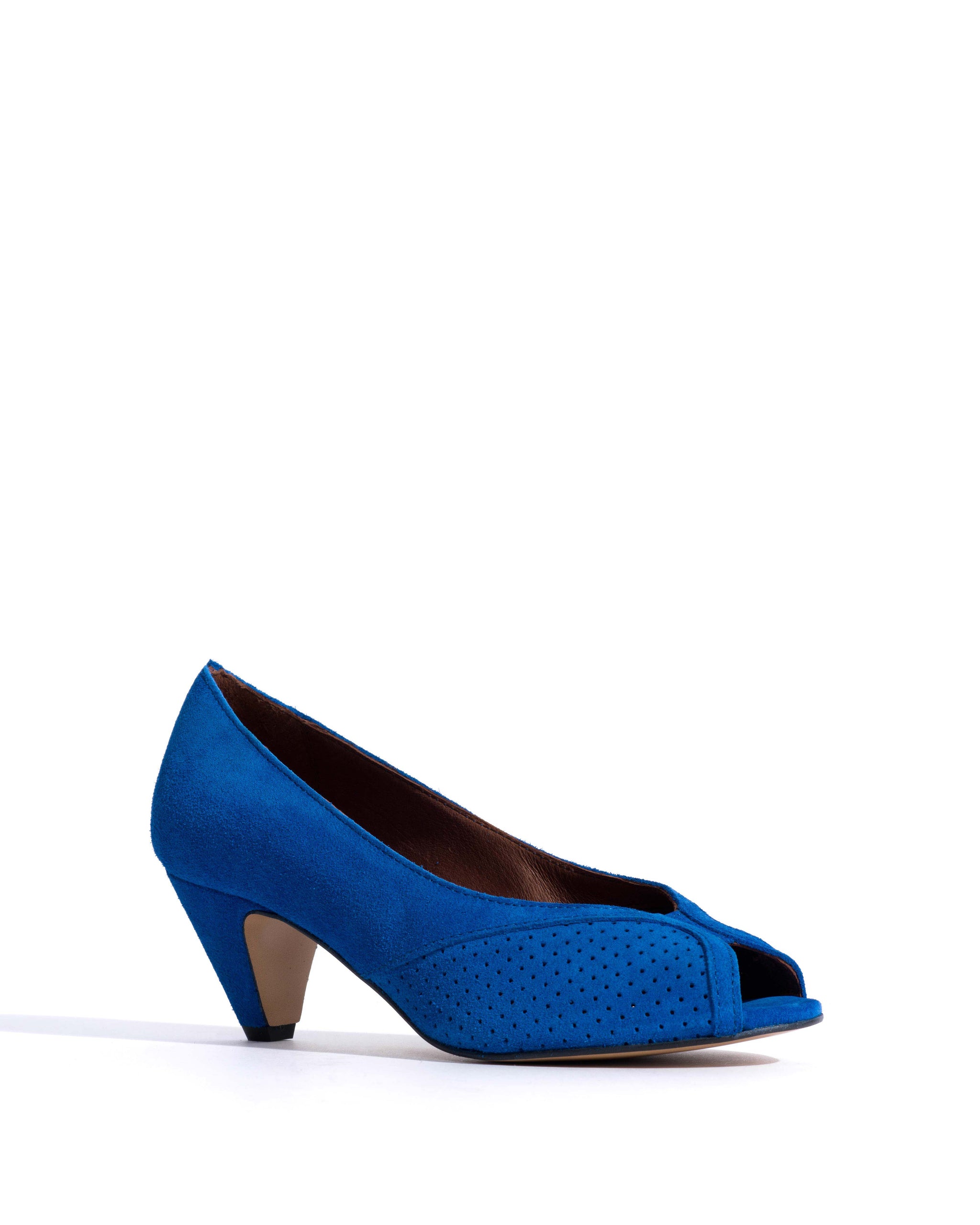 Tiffany stiletto Calf suede Electric blue - Anonymous Copenhagen Heels