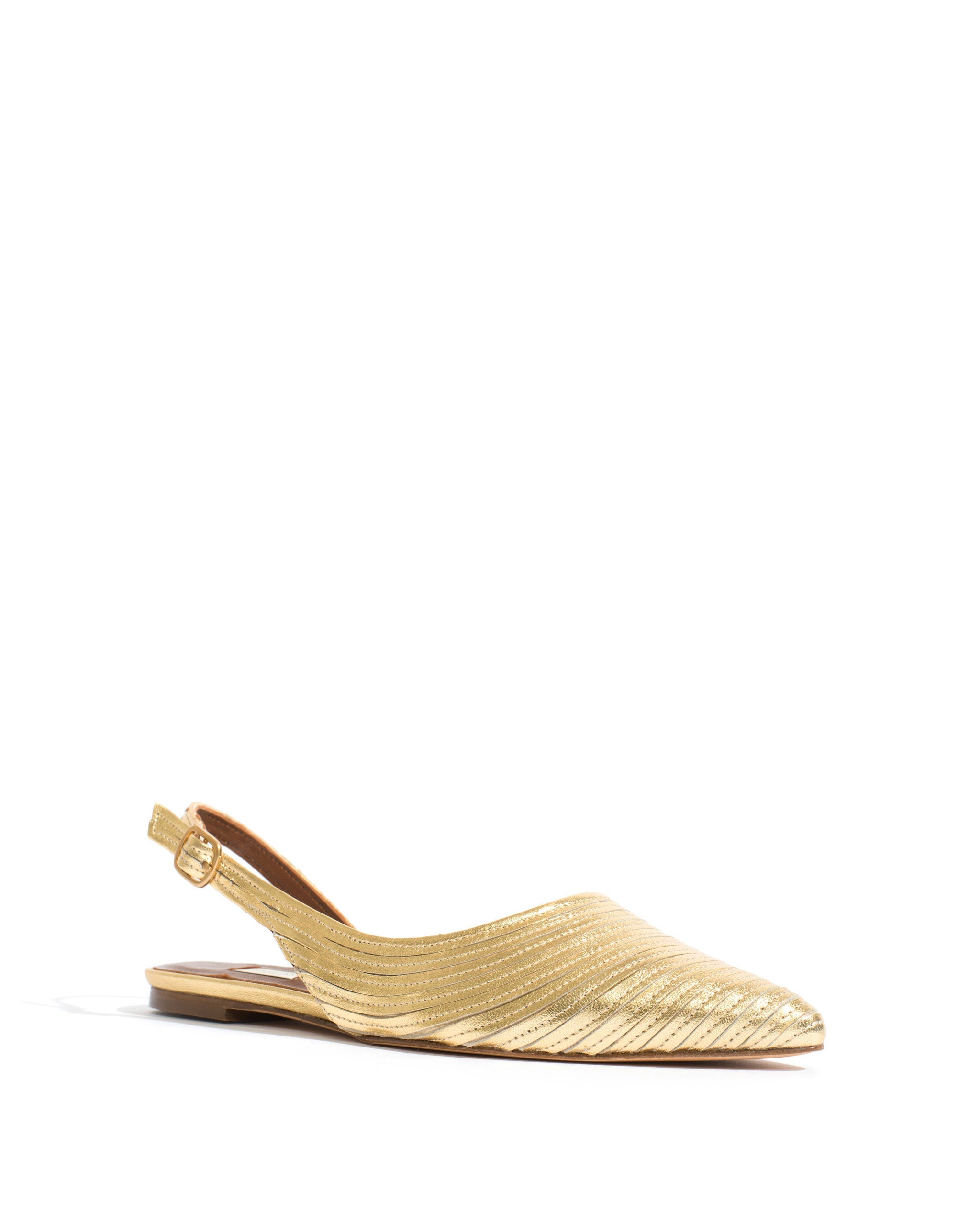 Carla 10 Metallic goat Gold - Anonymous Copenhagen Shoes