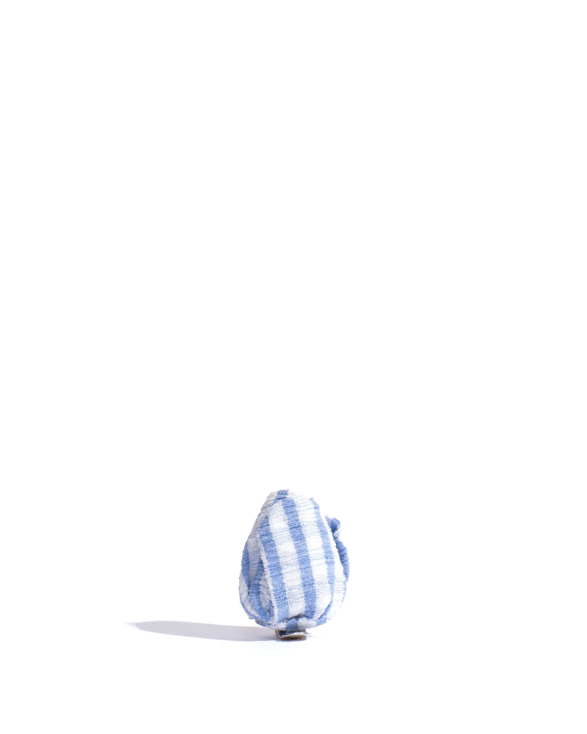 Tulip shoe clip Pleated gingham Bubble blue - Anonymous Copenhagen Hair
