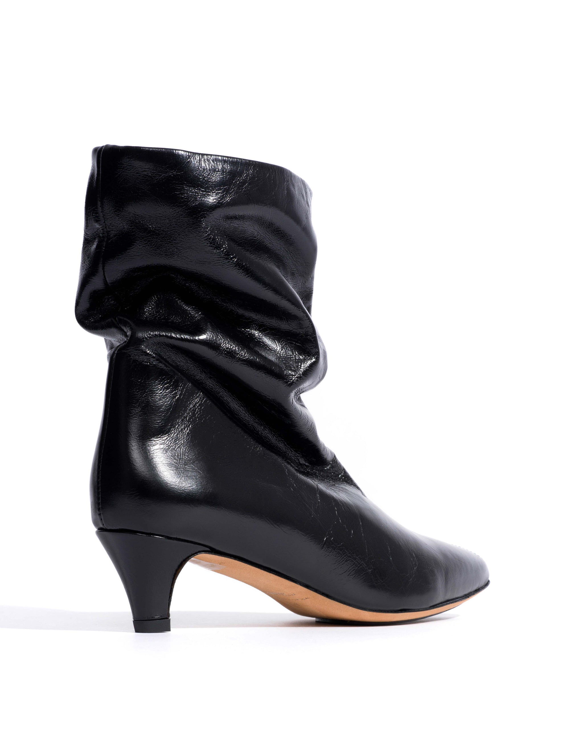 Sweeney 40 stiletto Crinkled soft calf Black - Anonymous Copenhagen Ankle boots