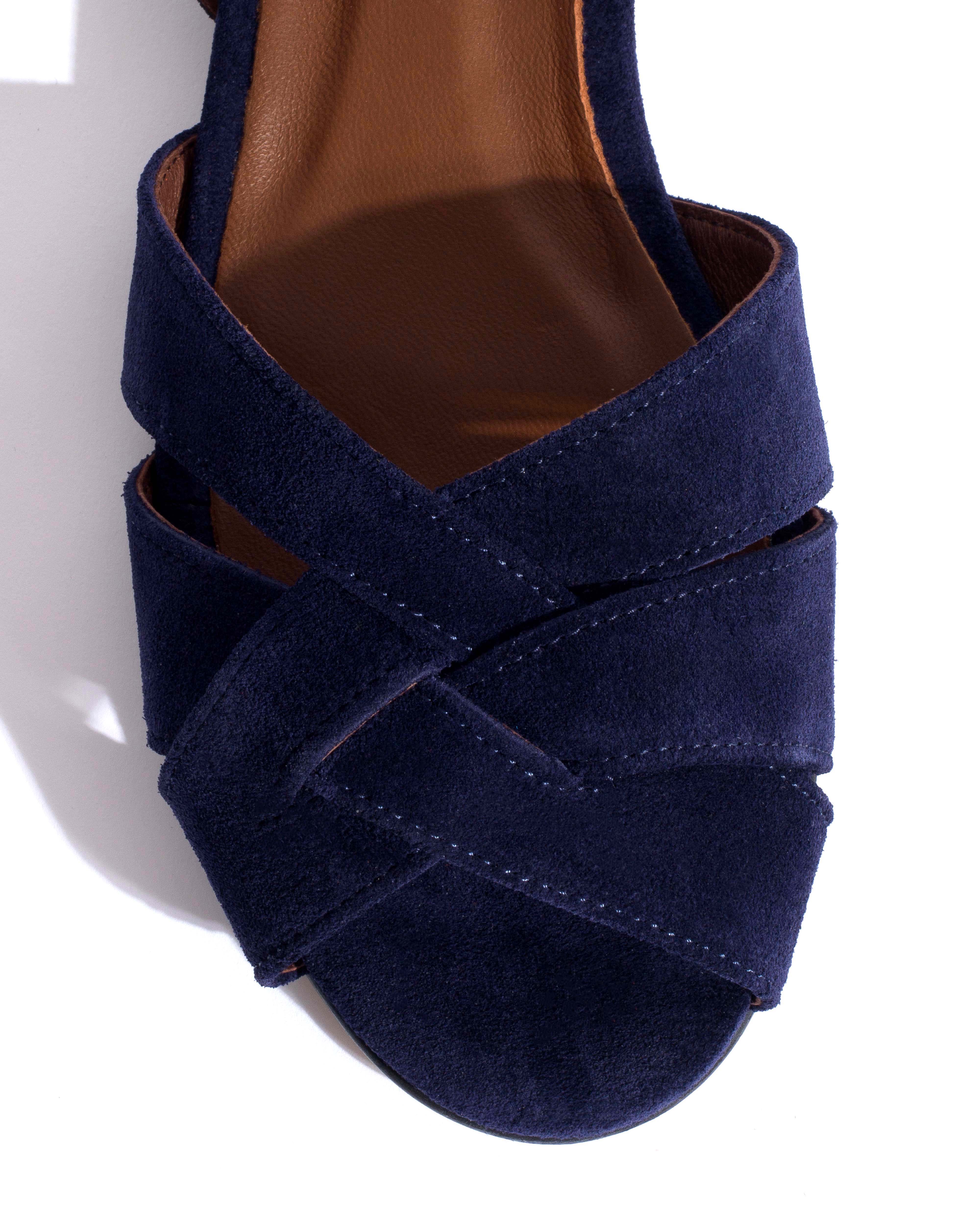Sanni 20 Calf suede Ink blue