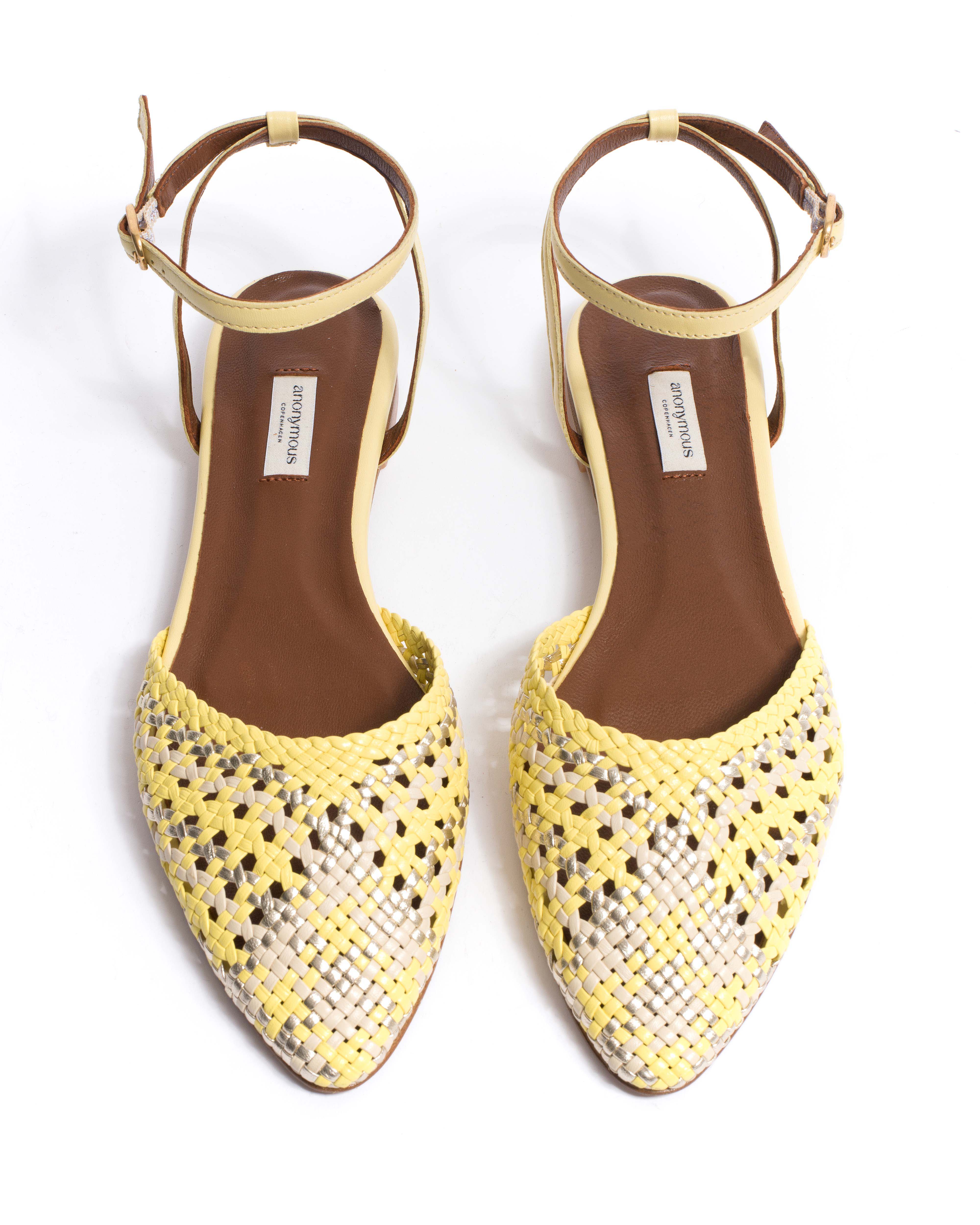 Senara 10 Hand-braided leather Pineapple ice mix