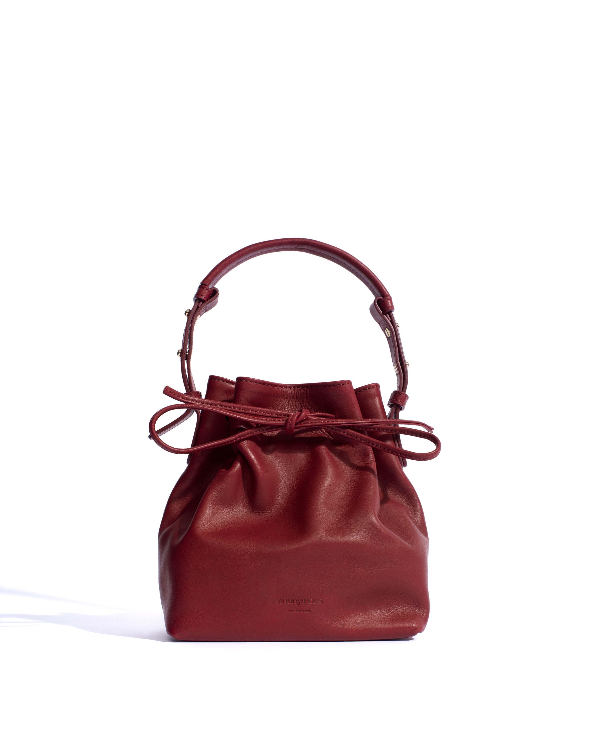 Kacey petite bucket bag Soft calf Pomegranate - Anonymous Copenhagen Bags
