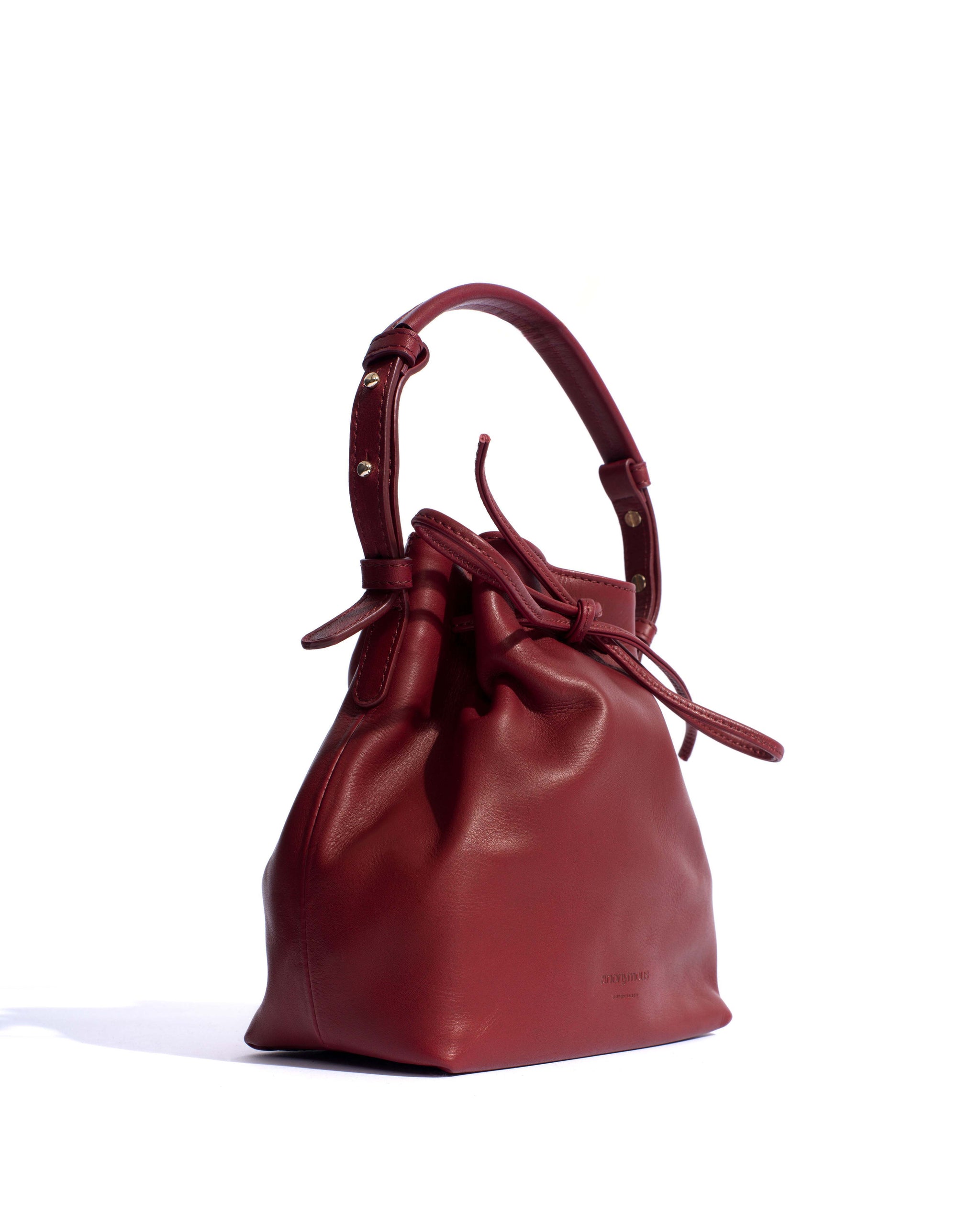 Kacey petite bucket bag Soft calf Pomegranate - Anonymous Copenhagen Bags