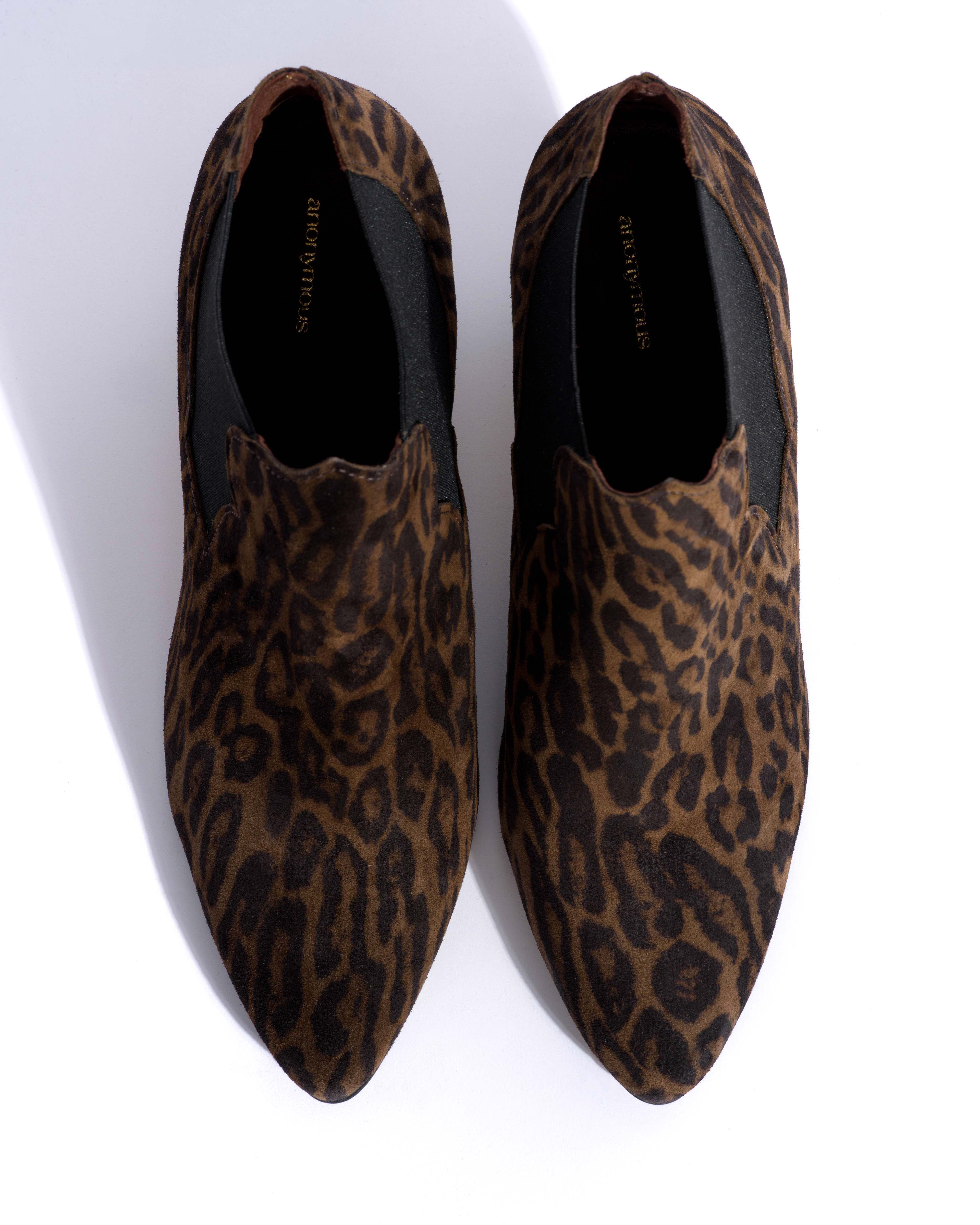 Shalli 50 stiletto Calf suede print Jaguar