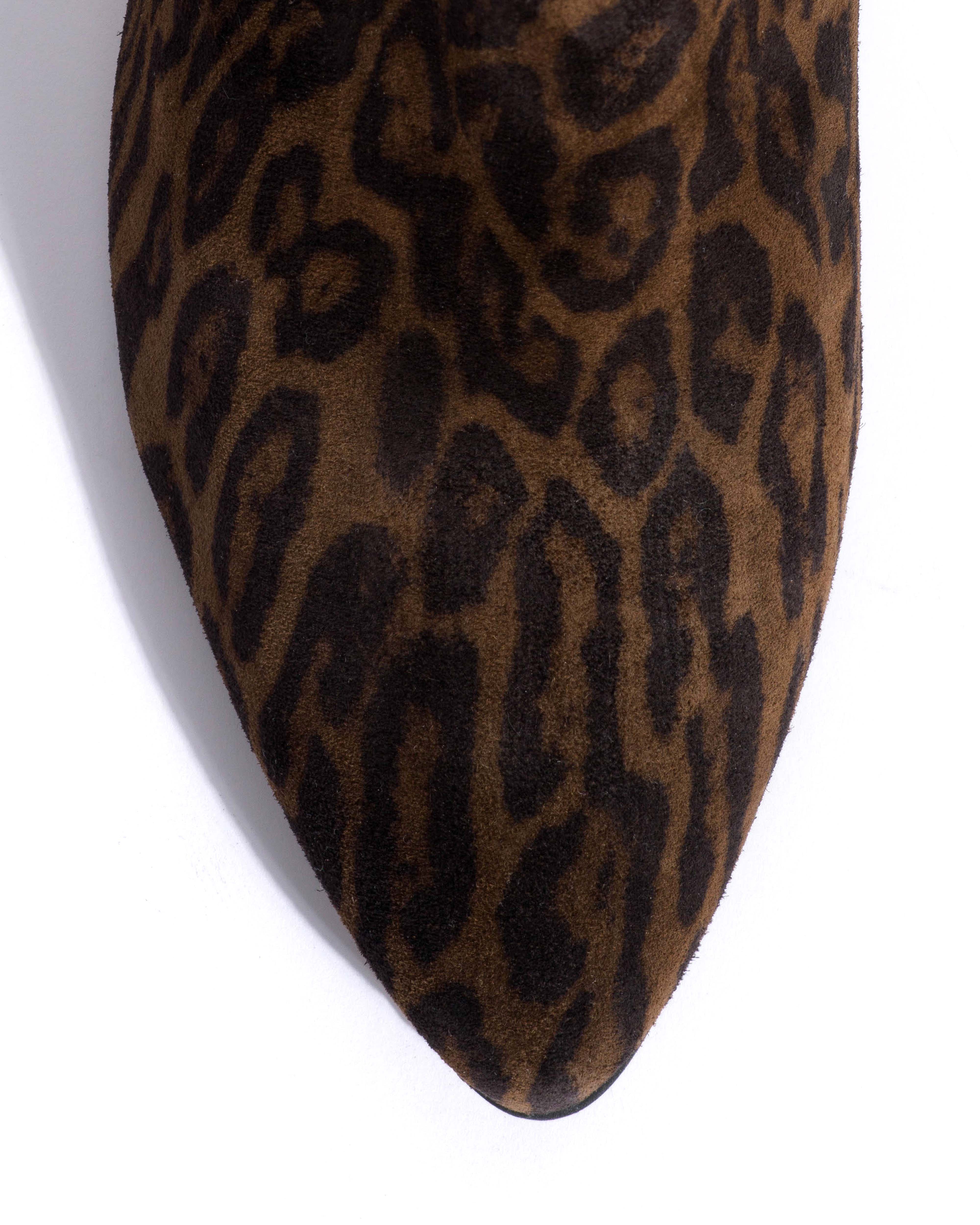 Shalli 50 stiletto Calf suede print Jaguar