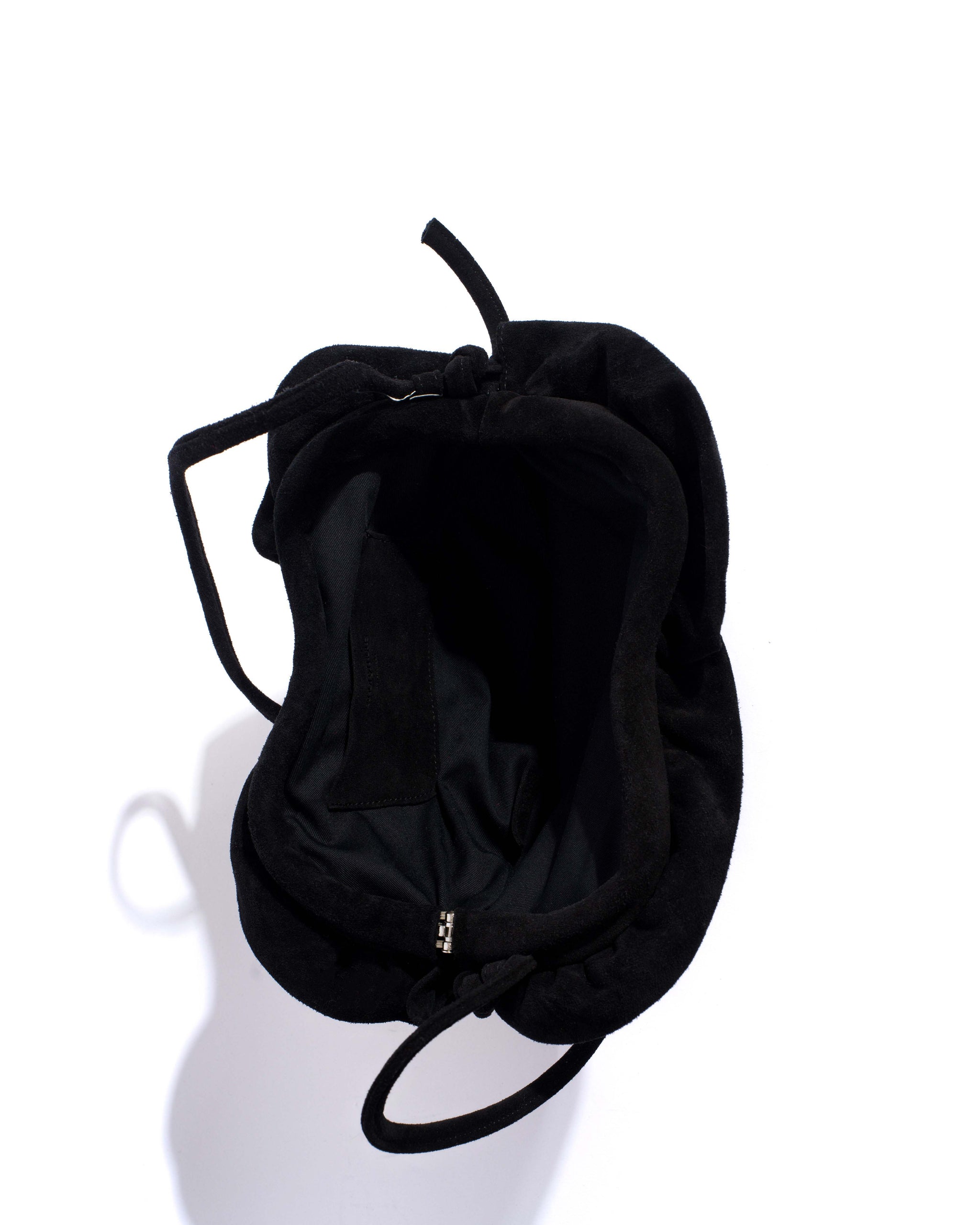 Zally heart bag Calf suede Black - Anonymous Copenhagen Bags