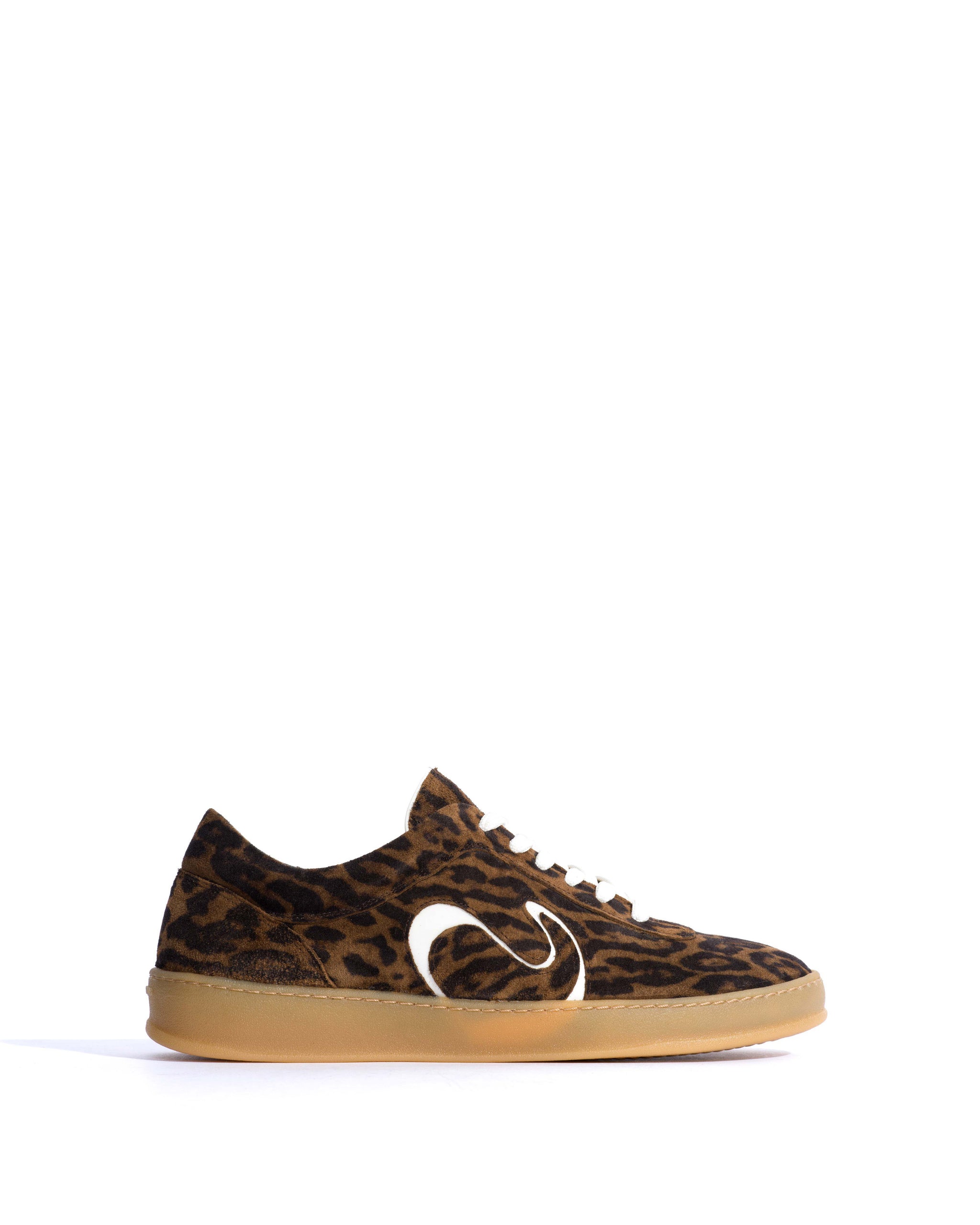 Blaire Calf suede print & polished soft calf Jaguar & white sand - Anonymous Copenhagen Sneakers