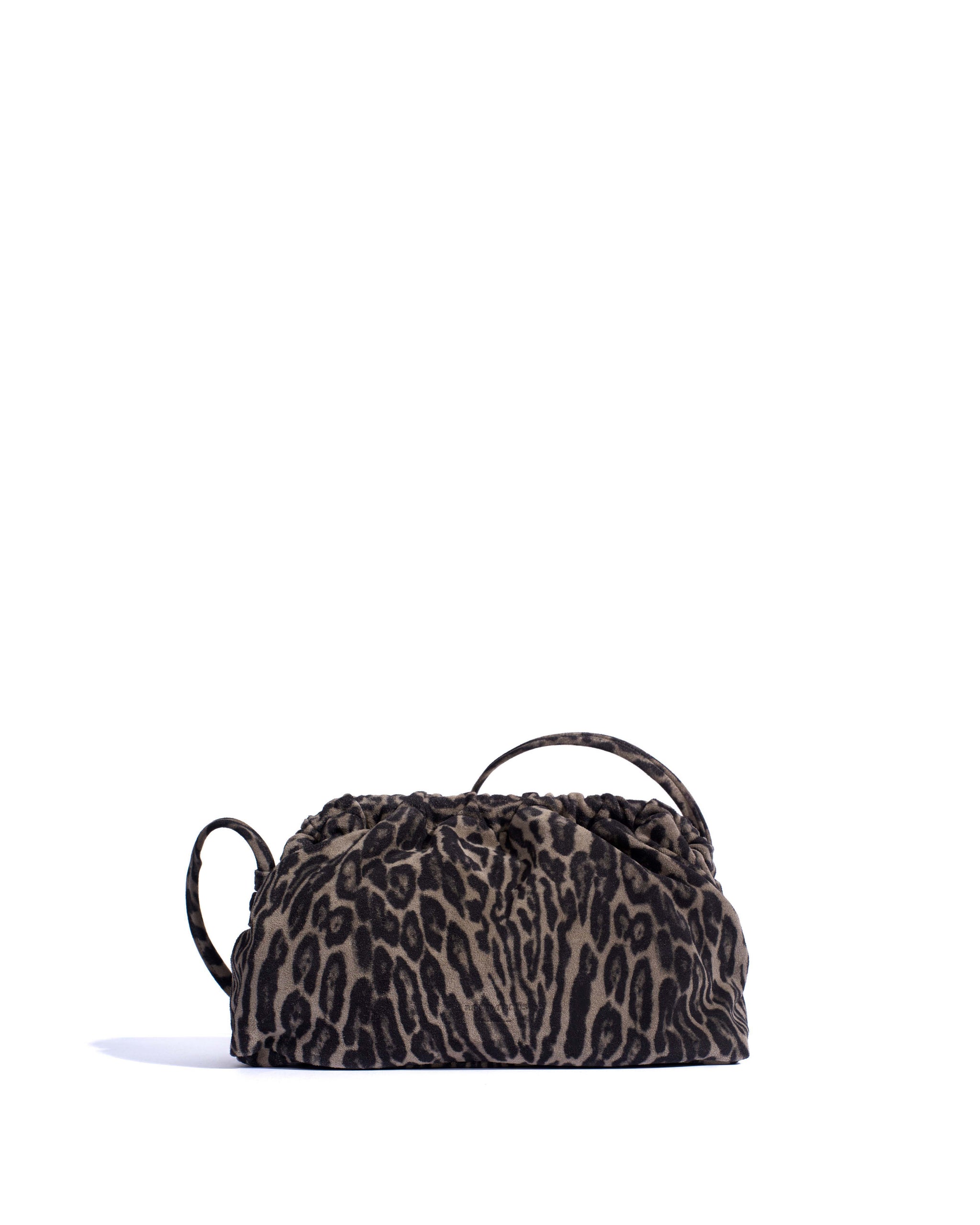 Hally grand cloud bag Calf suede print Snow leopard - Anonymous Copenhagen Bags
