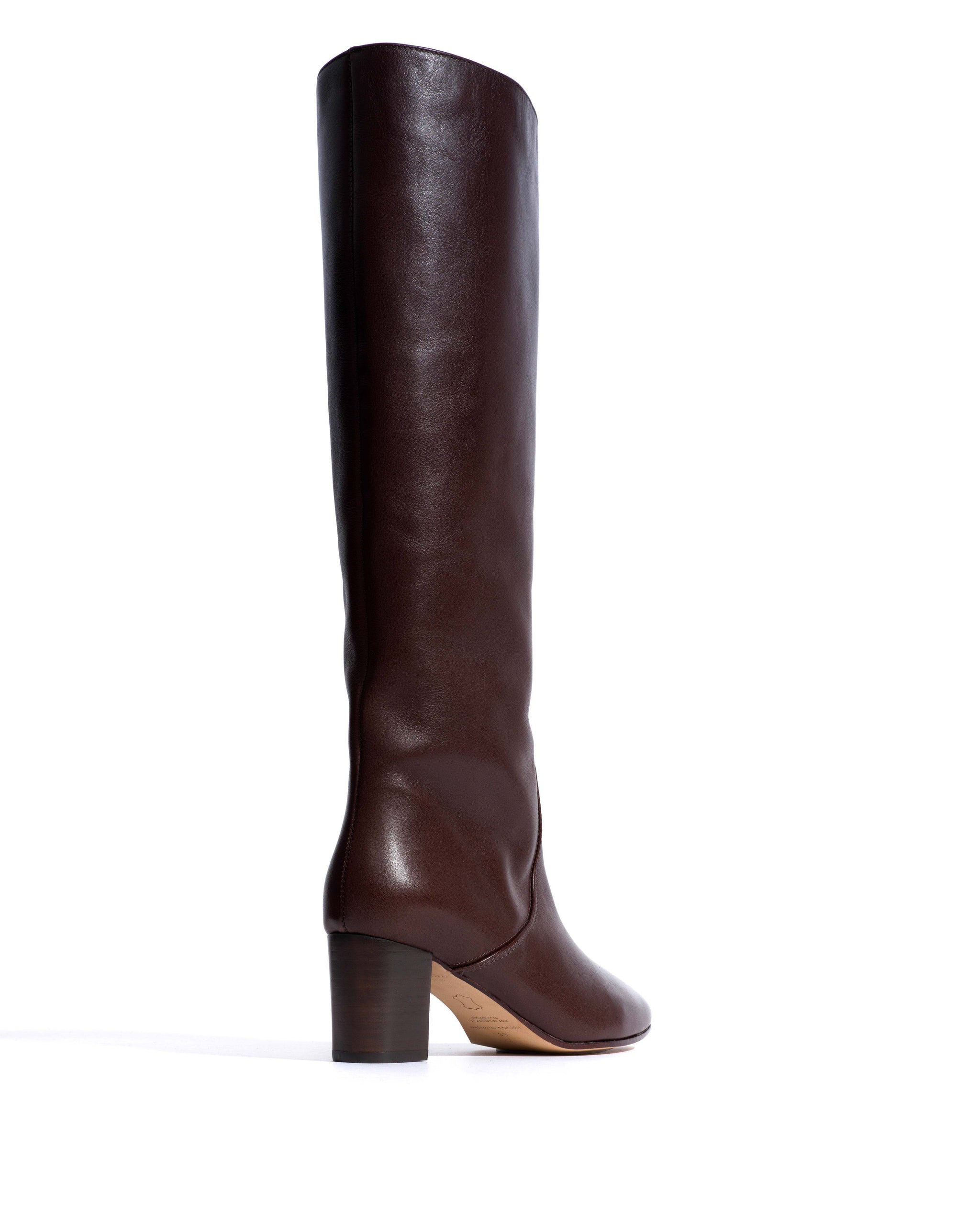 Henriette Vegetal soft calf Coffee brown - Anonymous Copenhagen High shaft boots